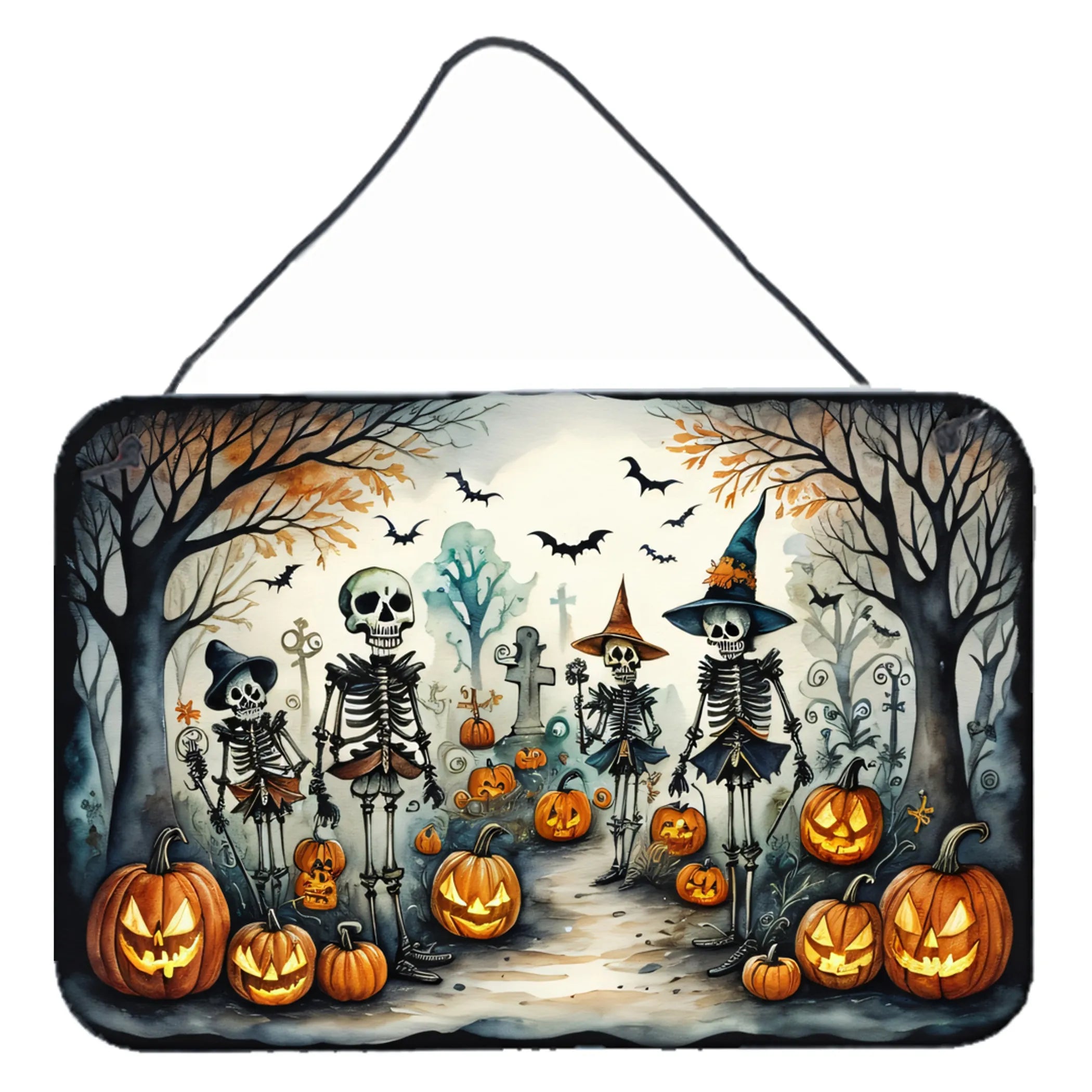 More Spooky Halloween Wall or Door Hanging Prints - Size: 8HX12W | Pack Of: 1 | Collection name: More spooky halloween