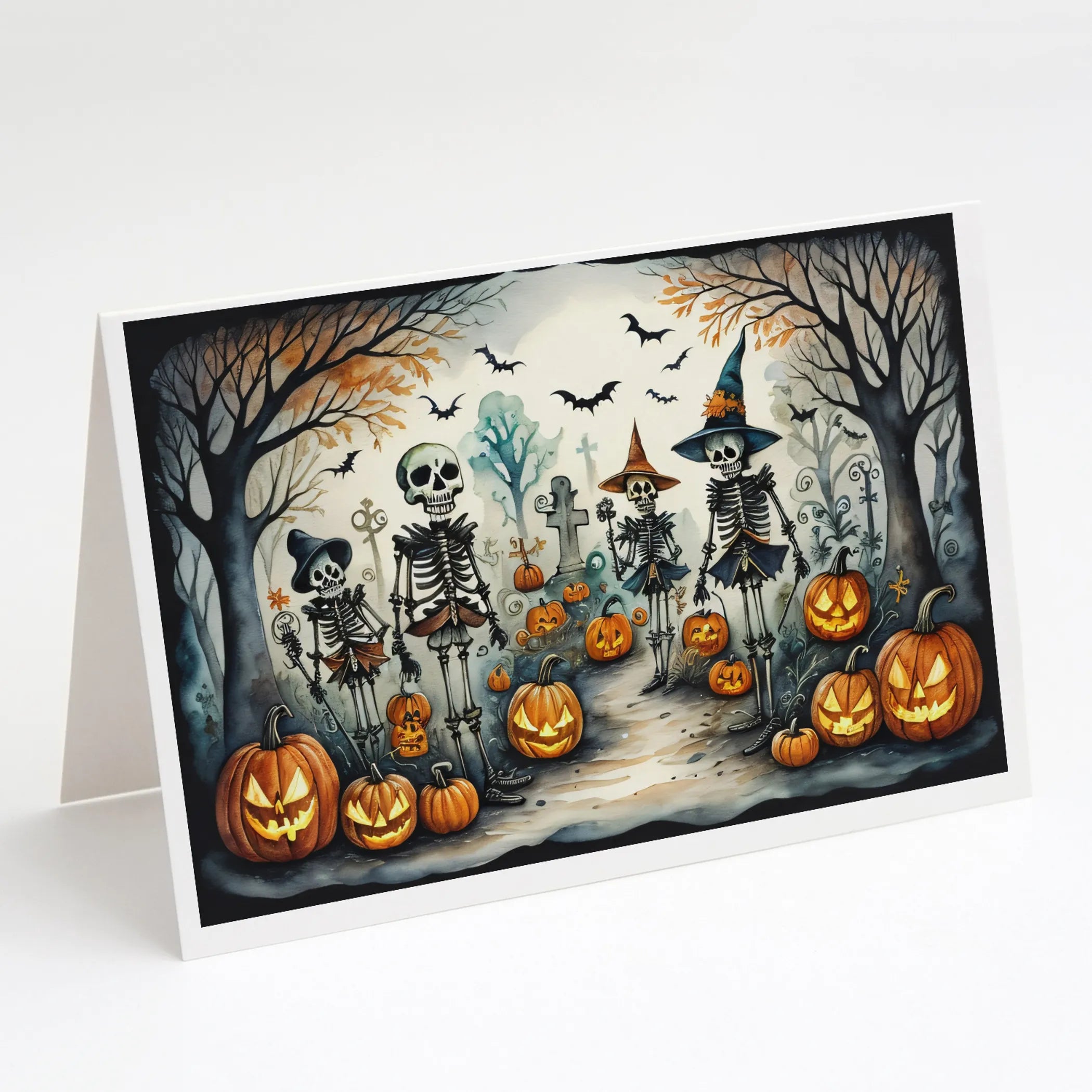 More Spooky Halloween Greeting Cards  - Size: 5X7 | Pack Of: 8 | Collection name: More spooky halloween