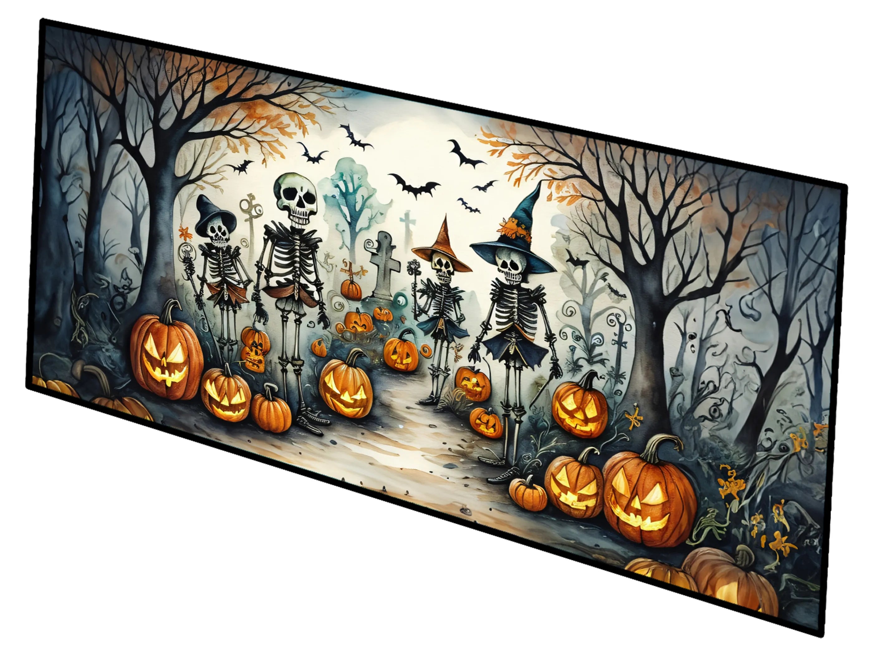 More Spooky Halloween Runner Mat 28x58 - Size: 28HX58W | Pack Of: 1 | Collection name: More spooky halloween