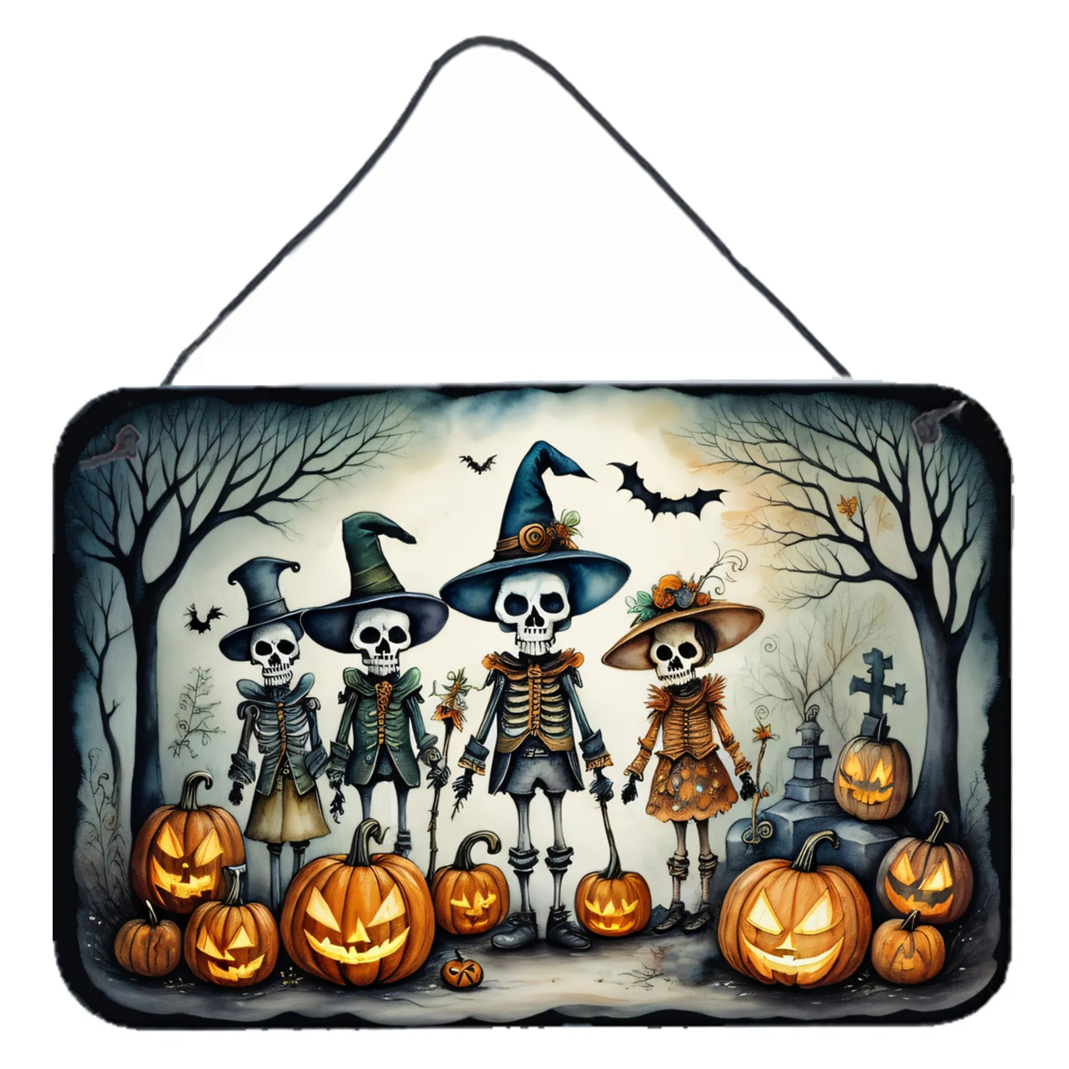 More Spooky Halloween Wall or Door Hanging Prints - Size: 8HX12W | Pack Of: 1 | Collection name: More spooky halloween