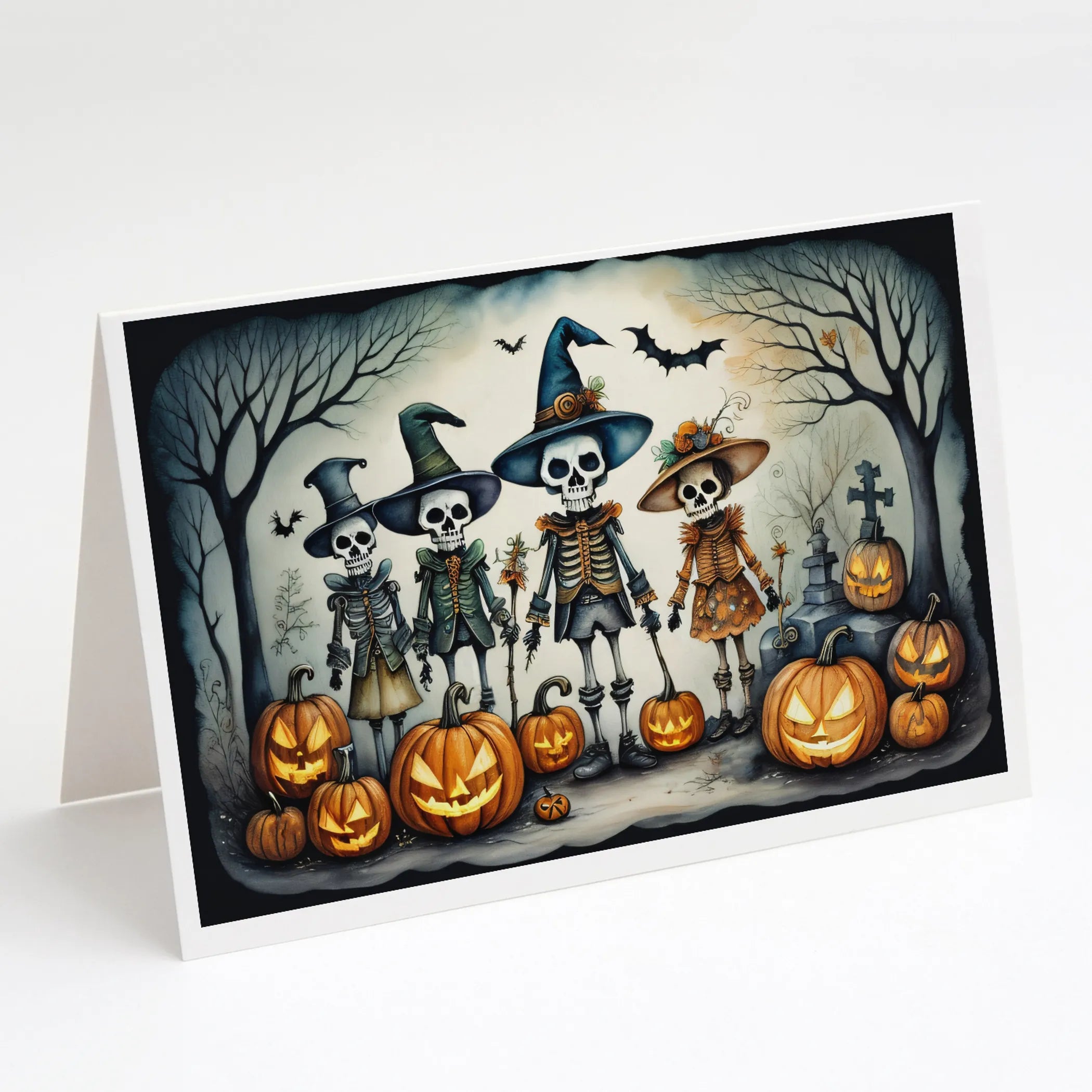 More Spooky Halloween Greeting Cards  - Size: 5X7 | Pack Of: 8 | Collection name: More spooky halloween