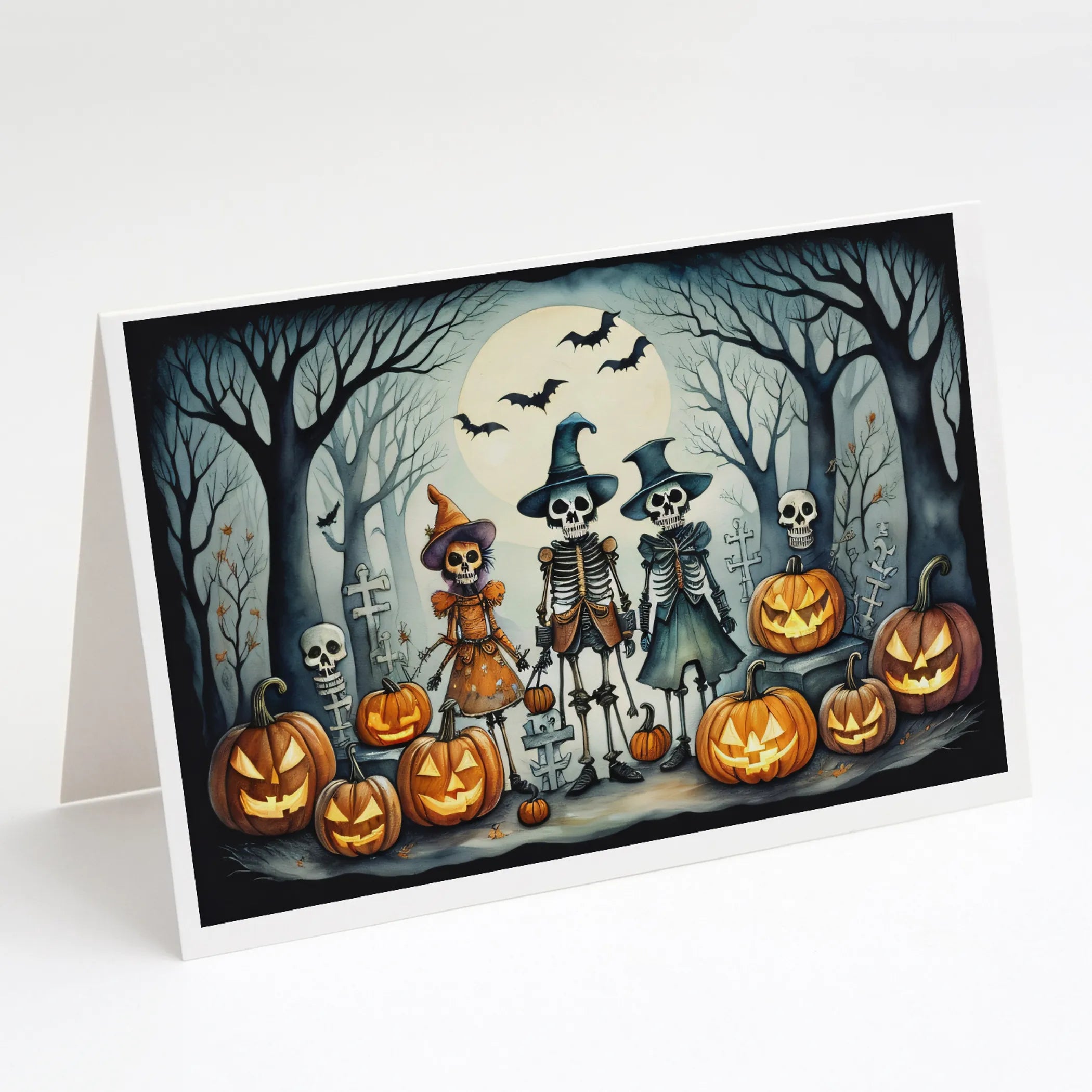 More Spooky Halloween Greeting Cards  - Size: 5X7 | Pack Of: 8 | Collection name: More spooky halloween