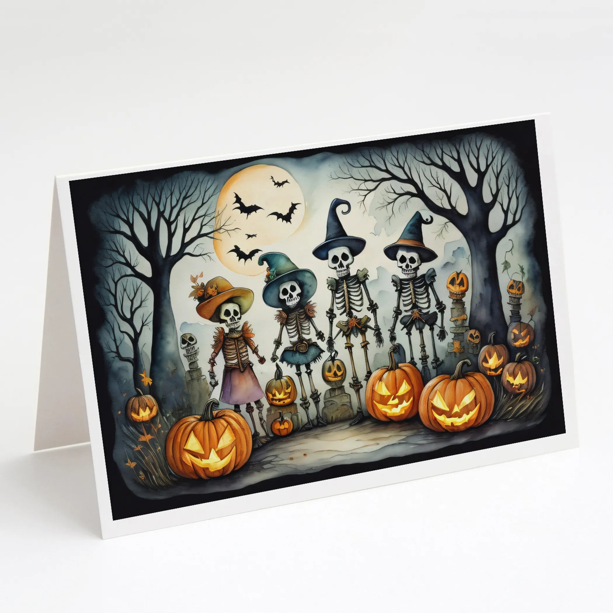 More Spooky Halloween Greeting Cards  - Size: 5X7 | Pack Of: 8 | Collection name: More spooky halloween