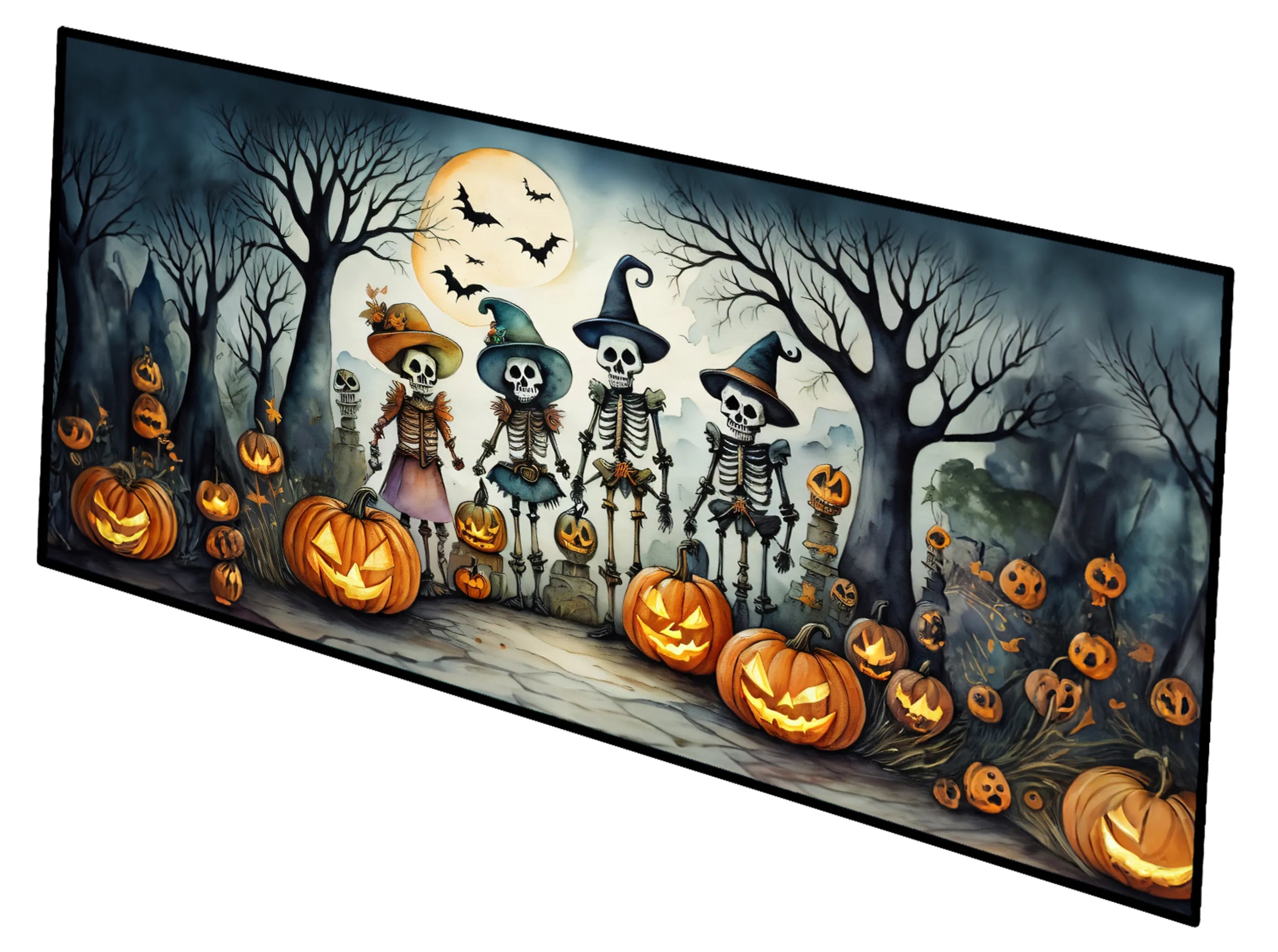 More Spooky Halloween Runner Mat 28x58 - Size: 28HX58W | Pack Of: 1 | Collection name: More spooky halloween
