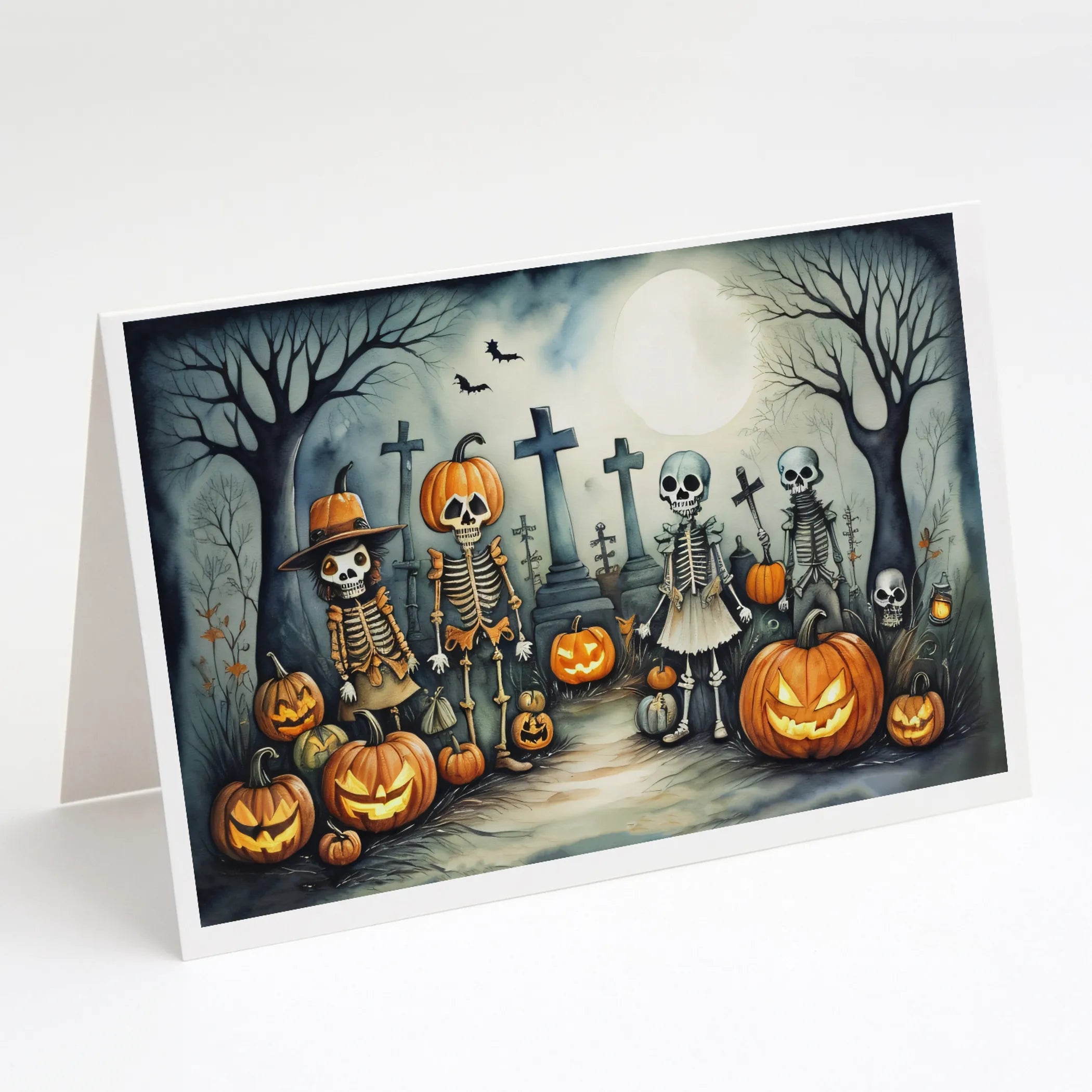 More Spooky Halloween Greeting Cards  - Size: 5X7 | Pack Of: 8 | Collection name: More spooky halloween
