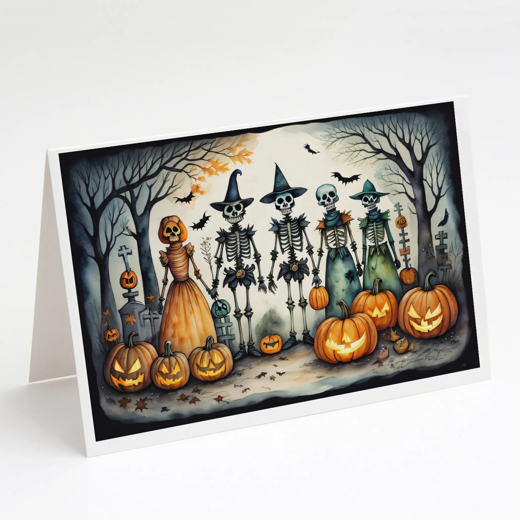 More Spooky Halloween Greeting Cards  - Size: 5X7 | Pack Of: 8 | Collection name: More spooky halloween