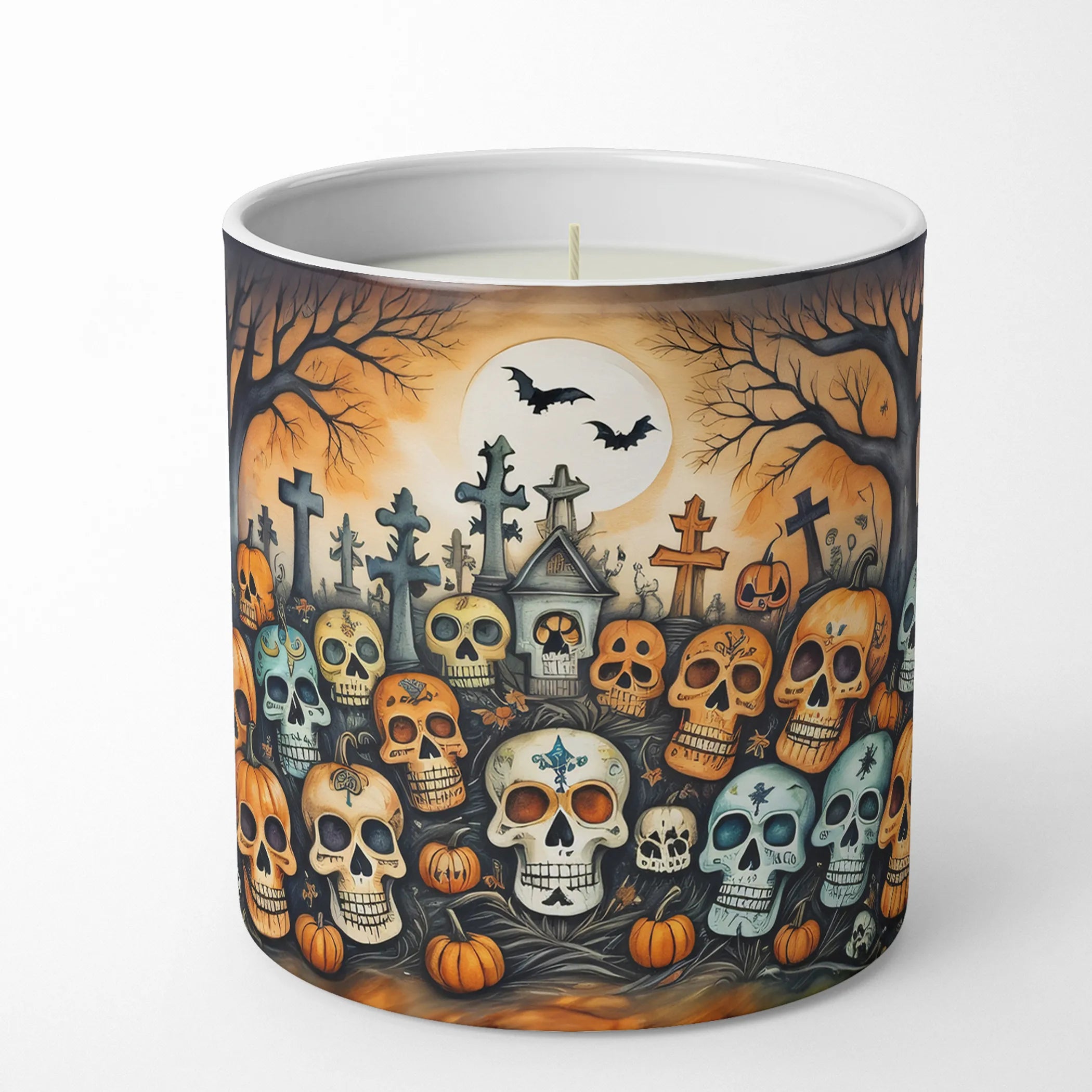 More Spooky Halloween Decorative Soy Candle - Size: 10 OZ | Pack Of: 1 | Collection name: More spooky halloween