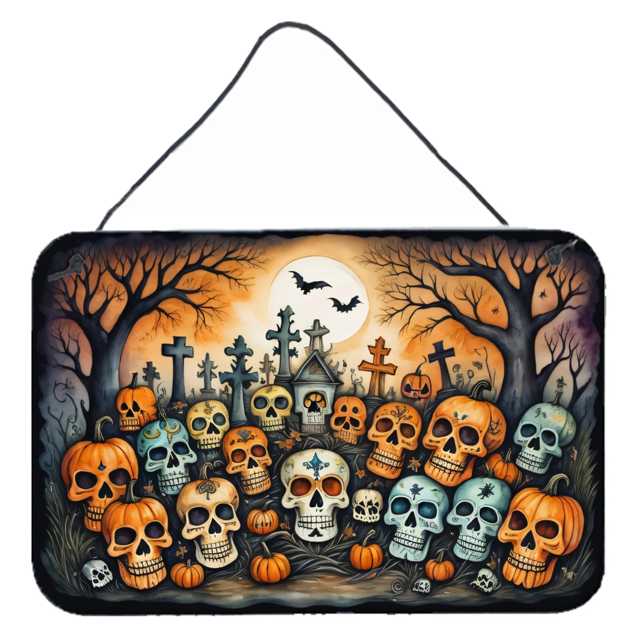 More Spooky Halloween Wall or Door Hanging Prints - Size: 8HX12W | Pack Of: 1 | Collection name: More spooky halloween