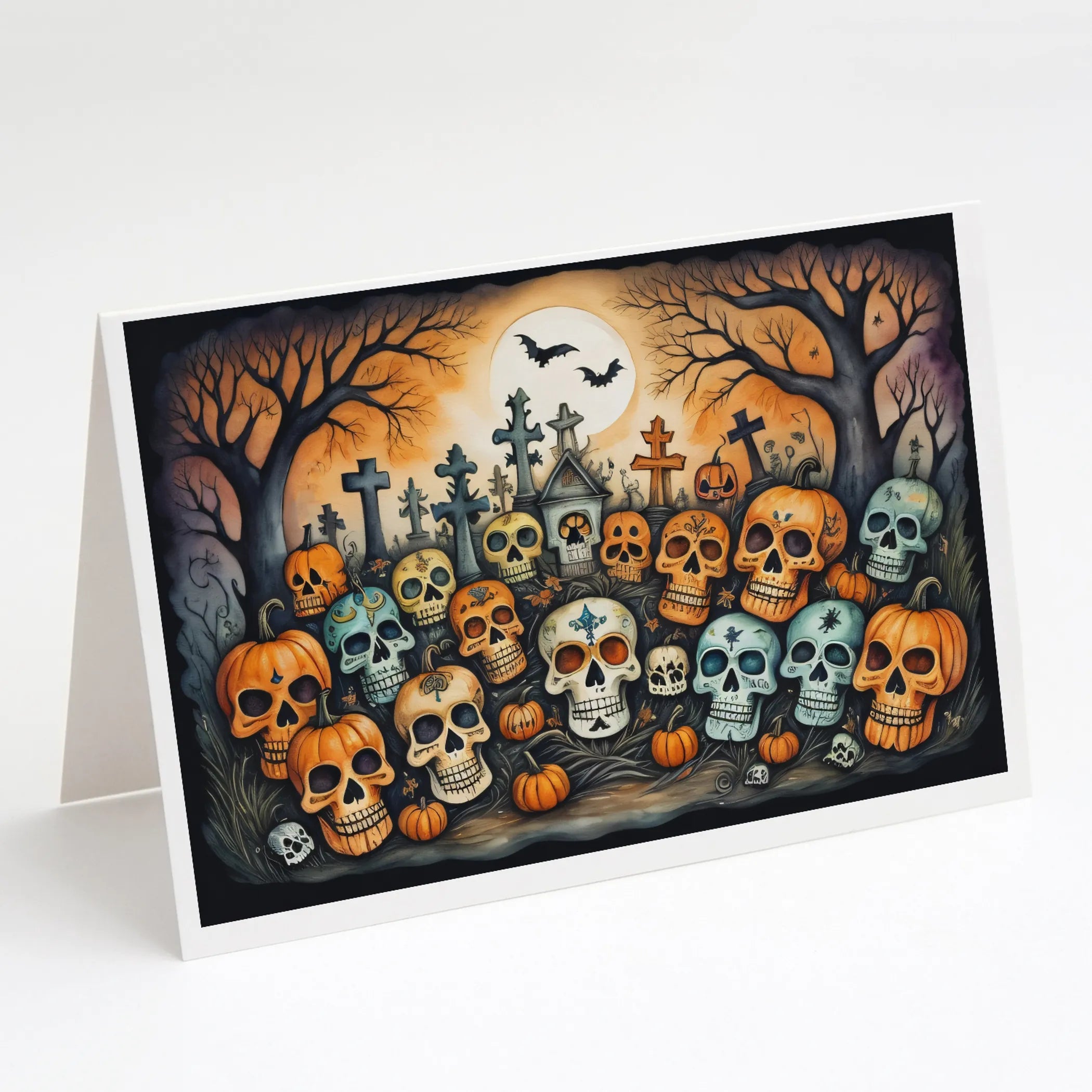 More Spooky Halloween Greeting Cards  - Size: 5X7 | Pack Of: 8 | Collection name: More spooky halloween