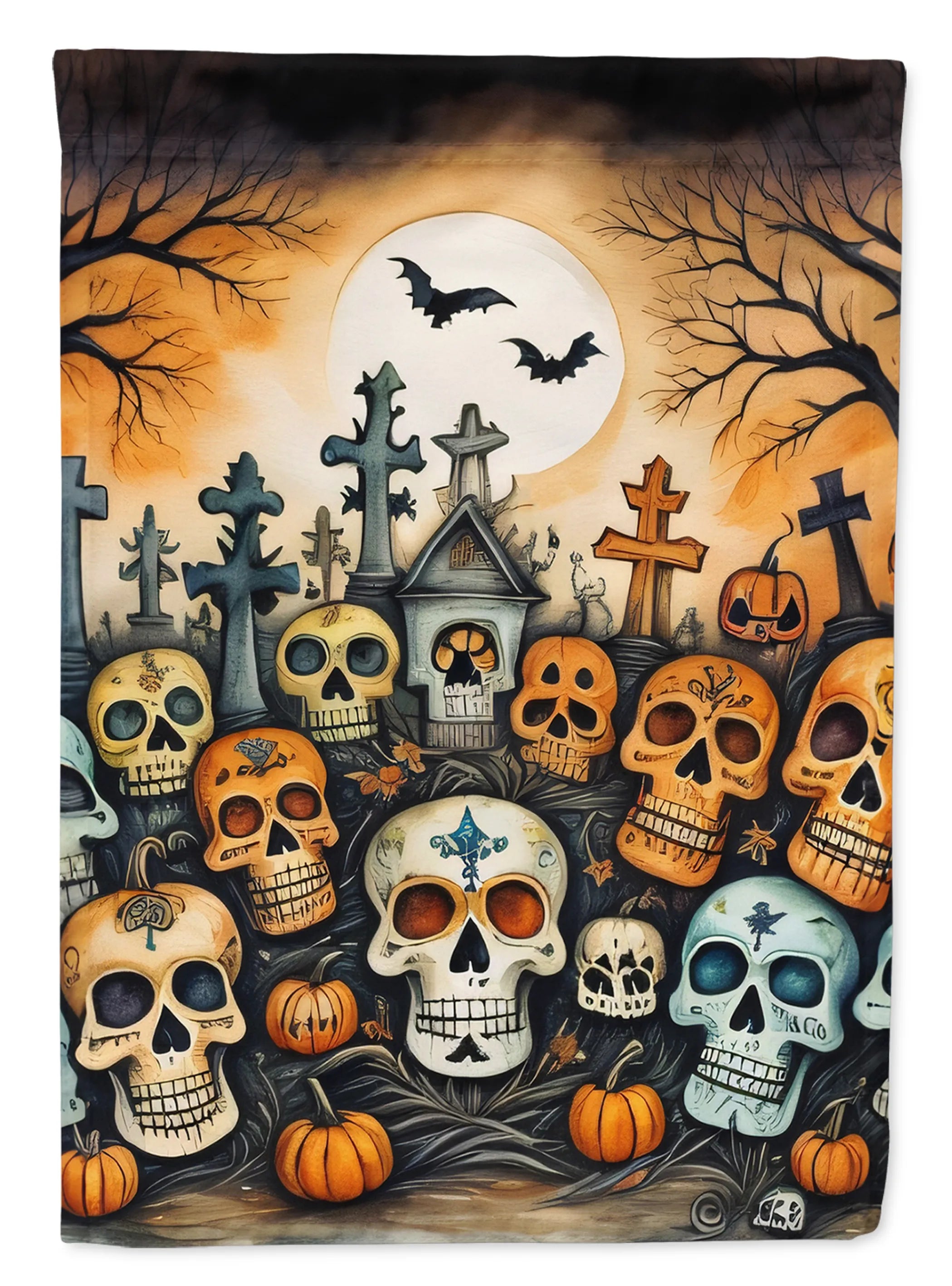 More Spooky Halloween Decorative Flag - Pack Of: 1 | Collection name: More spooky halloween