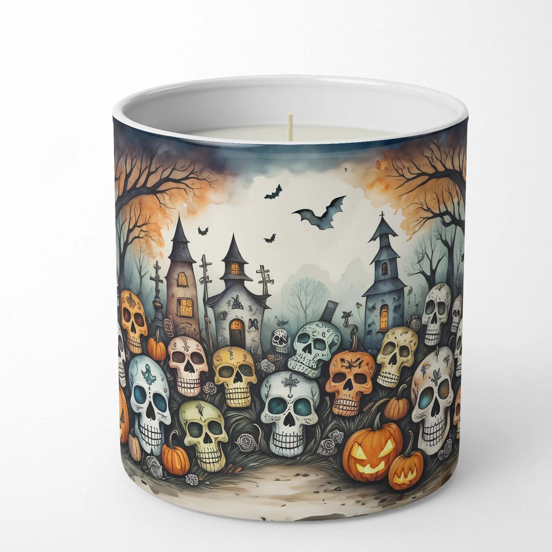 More Spooky Halloween Decorative Soy Candle - Size: 10 OZ | Pack Of: 1 | Collection name: More spooky halloween