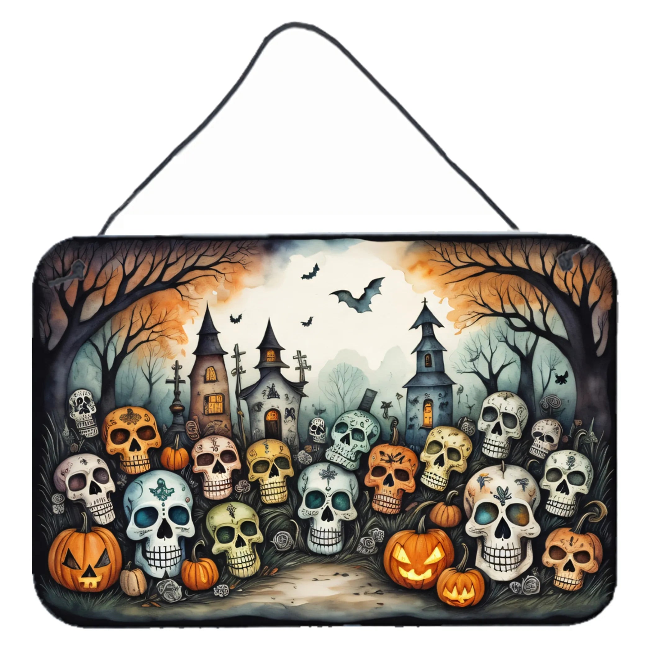 More Spooky Halloween Wall or Door Hanging Prints - Size: 8HX12W | Pack Of: 1 | Collection name: More spooky halloween