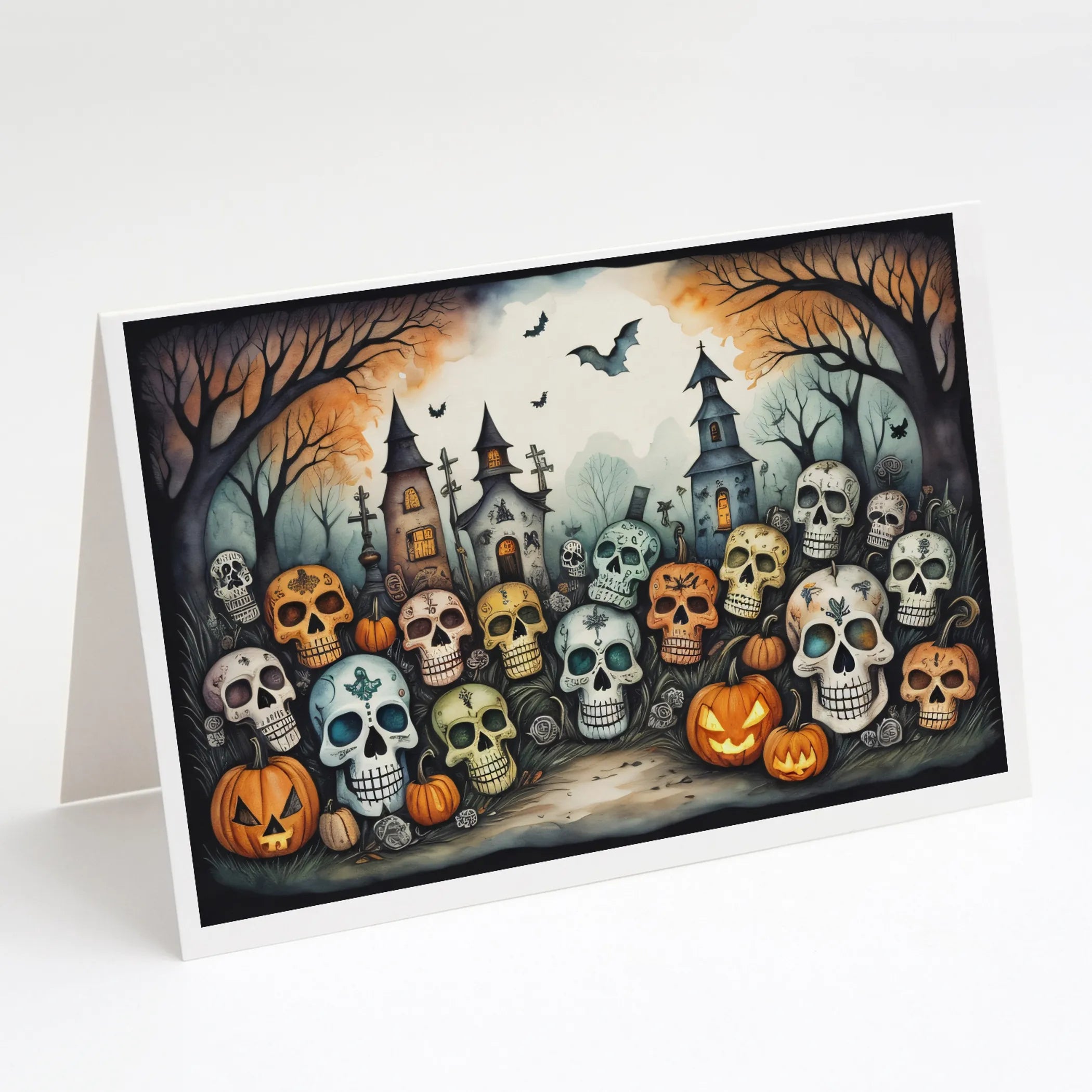 More Spooky Halloween Greeting Cards  - Size: 5X7 | Pack Of: 8 | Collection name: More spooky halloween