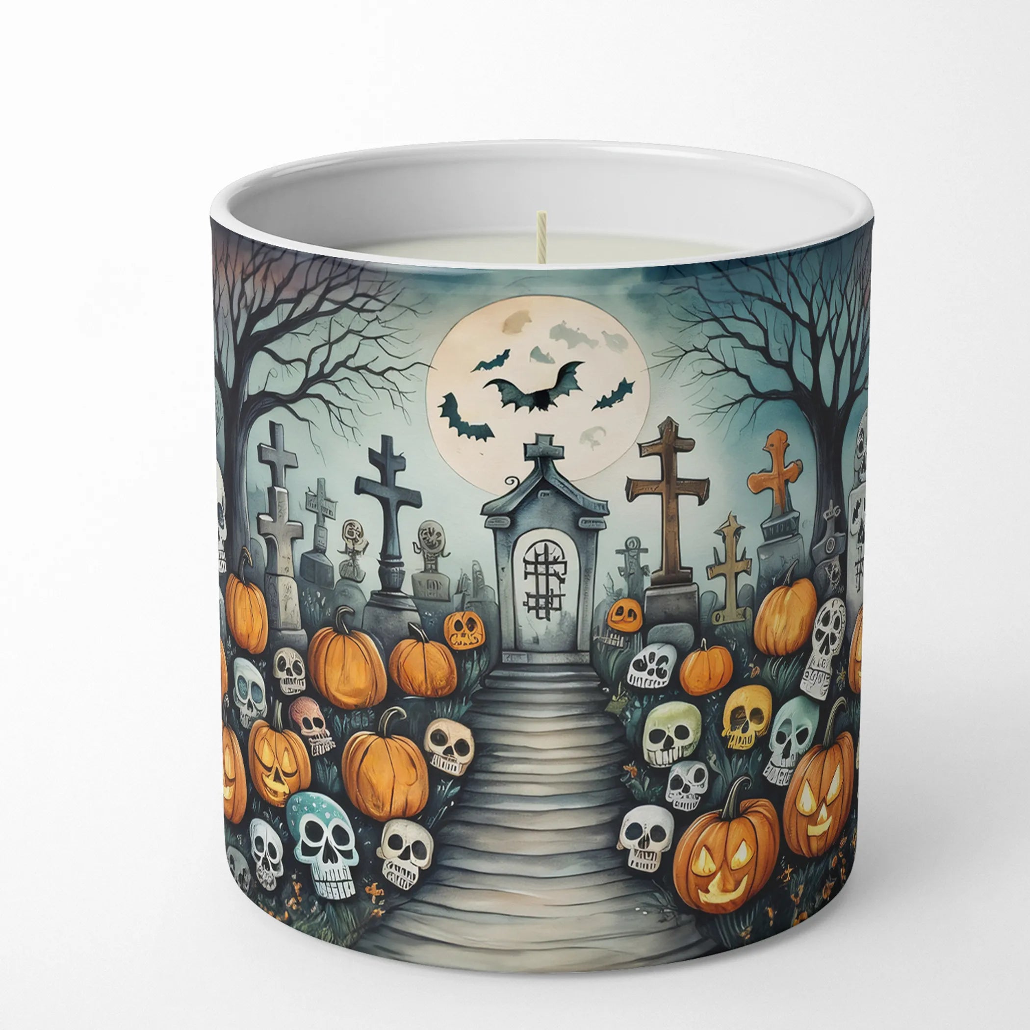 More Spooky Halloween Decorative Soy Candle - Size: 10 OZ | Pack Of: 1 | Collection name: More spooky halloween
