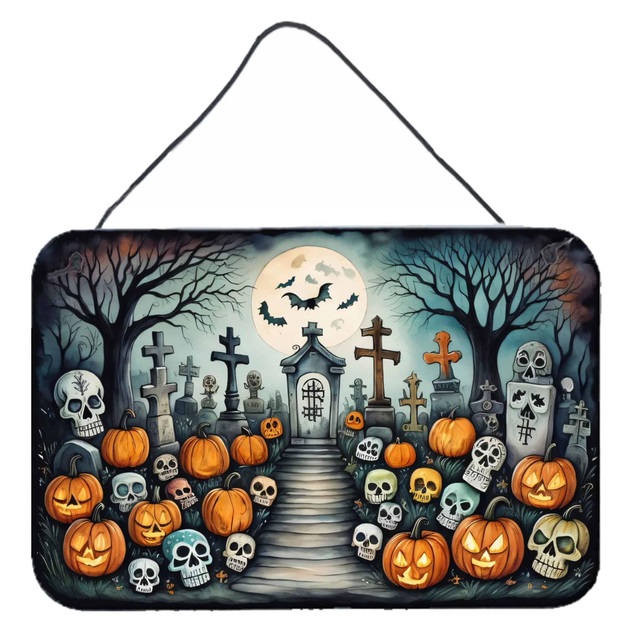 More Spooky Halloween Wall or Door Hanging Prints - Size: 8HX12W | Pack Of: 1 | Collection name: More spooky halloween