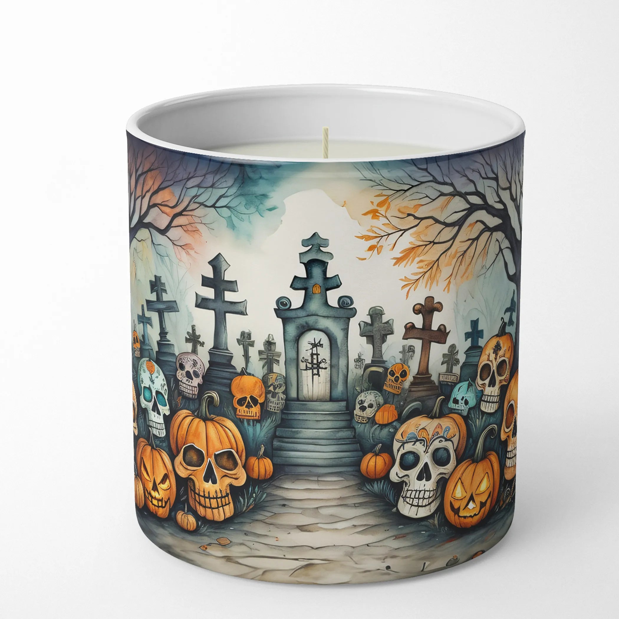 More Spooky Halloween Decorative Soy Candle - Size: 10 OZ | Pack Of: 1 | Collection name: More spooky halloween