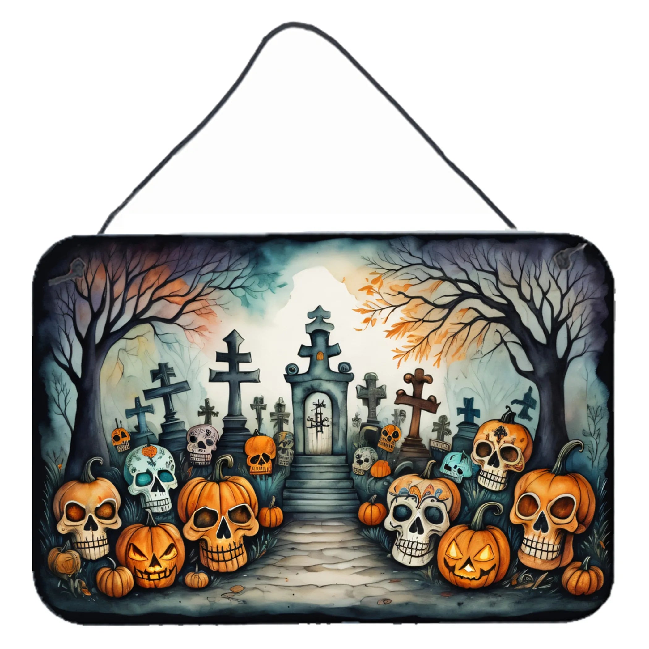 More Spooky Halloween Wall or Door Hanging Prints - Size: 8HX12W | Pack Of: 1 | Collection name: More spooky halloween