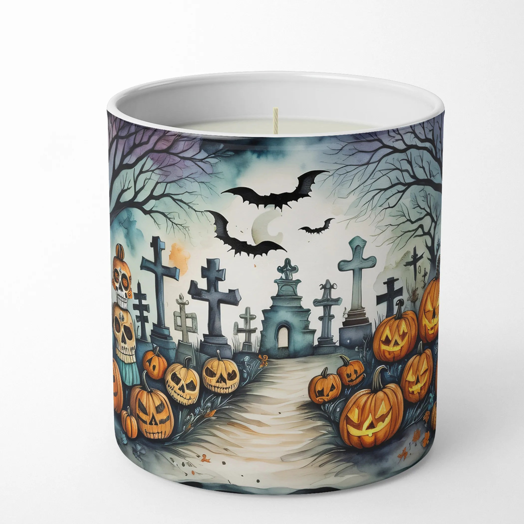More Spooky Halloween Decorative Soy Candle - Size: 10 OZ | Pack Of: 1 | Collection name: More spooky halloween