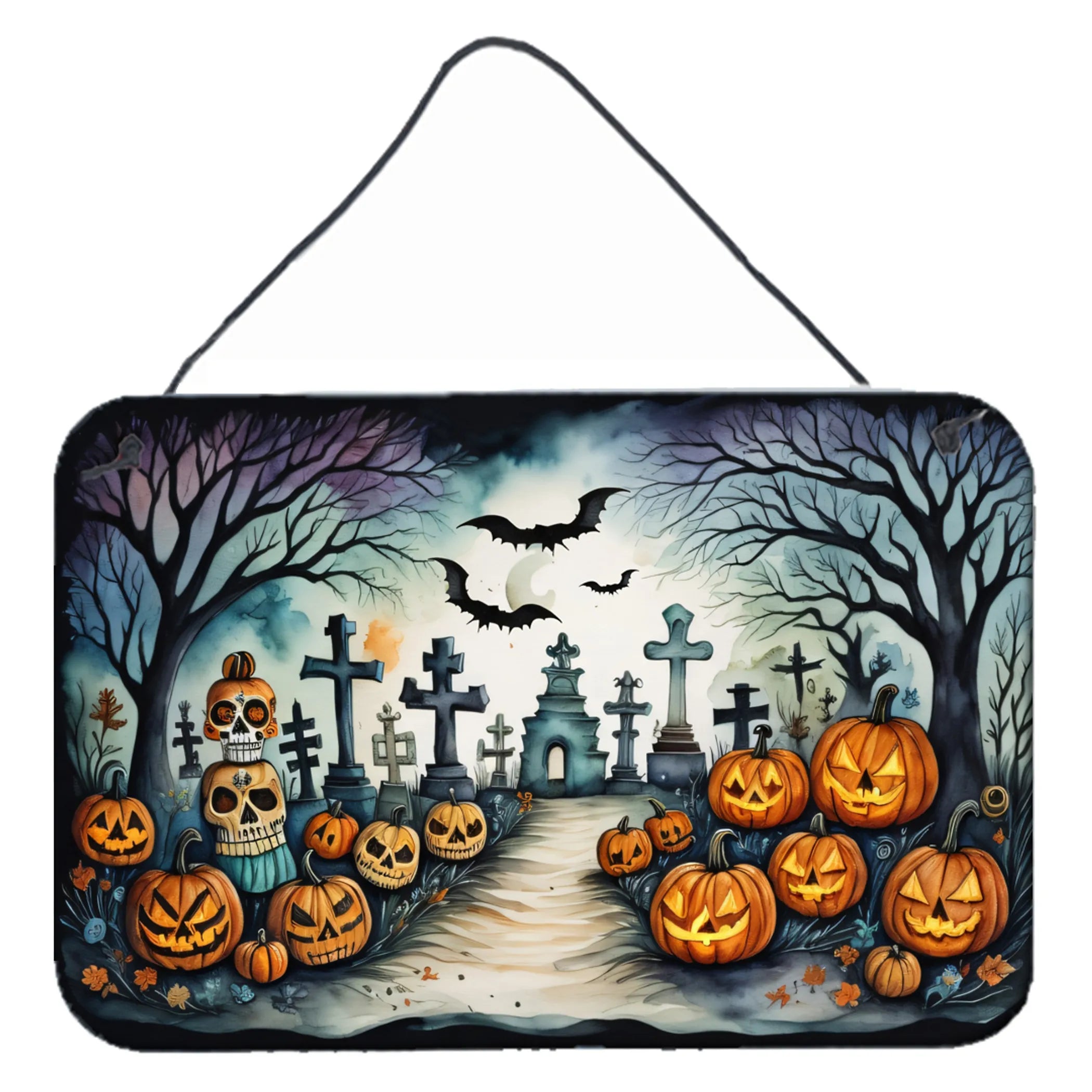 More Spooky Halloween Wall or Door Hanging Prints - Size: 8HX12W | Pack Of: 1 | Collection name: More spooky halloween