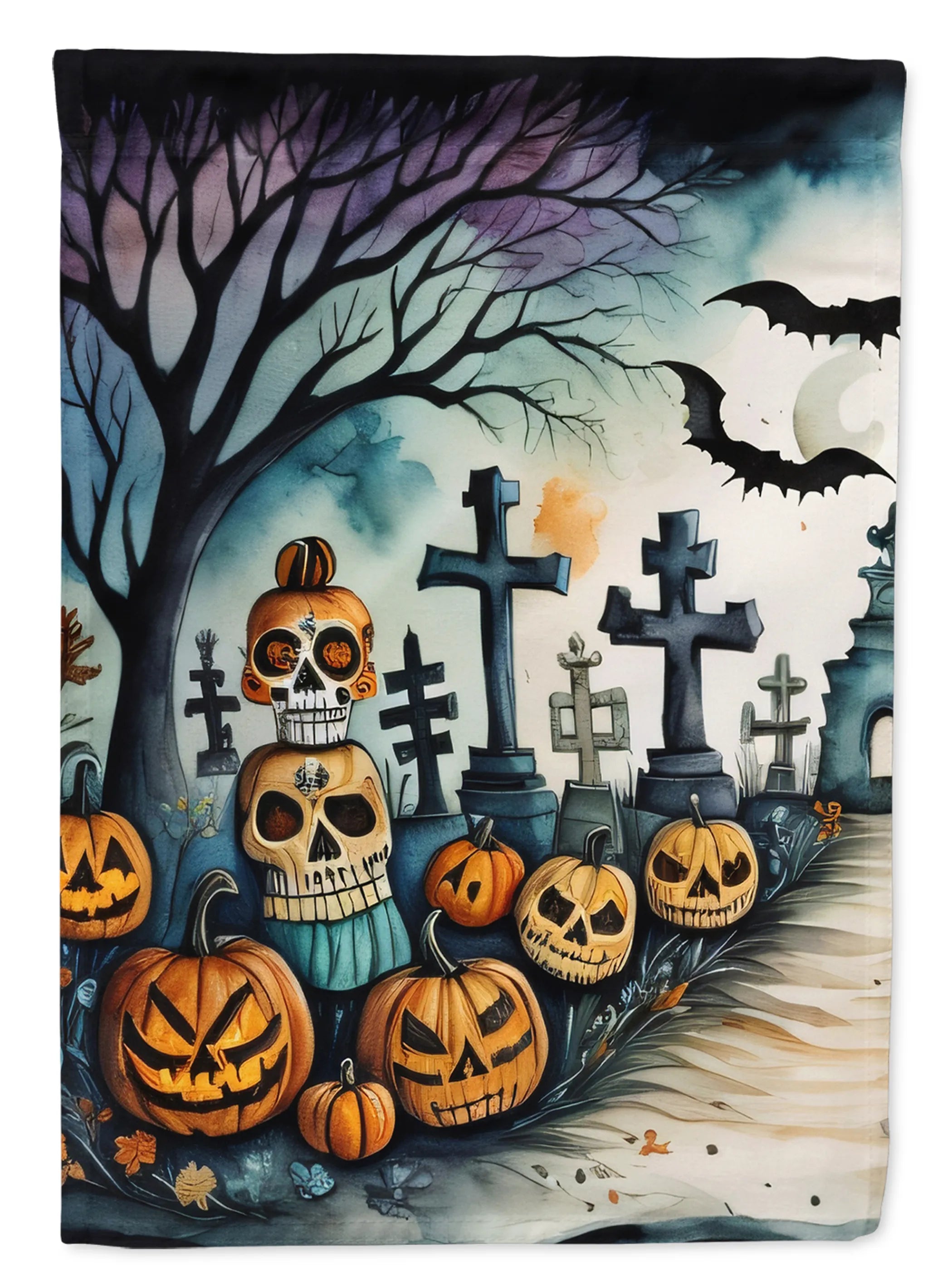 More Spooky Halloween Decorative Flag - Pack Of: 1 | Collection name: More spooky halloween
