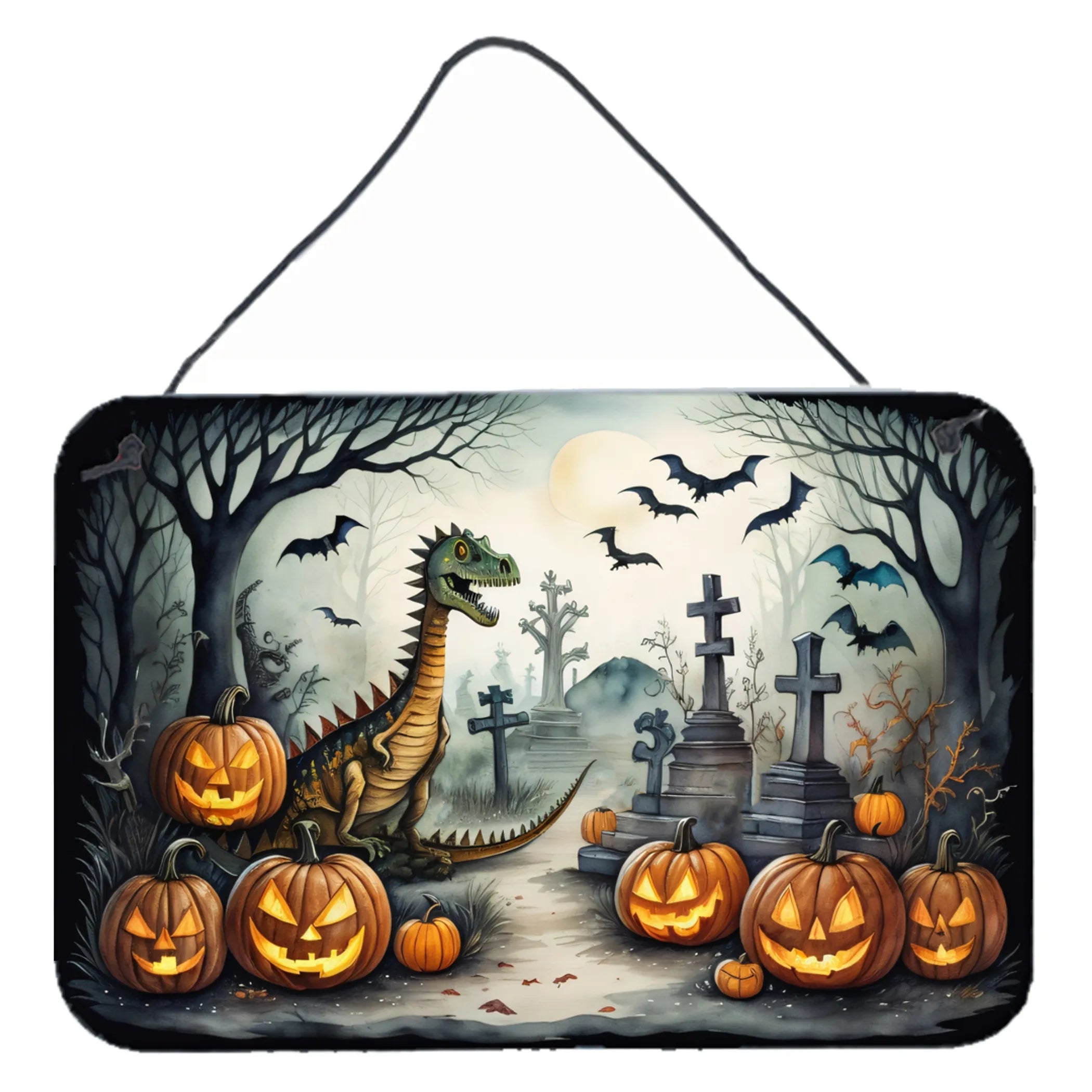 More Spooky Halloween Wall or Door Hanging Prints - Size: 8HX12W | Pack Of: 1 | Collection name: More spooky halloween