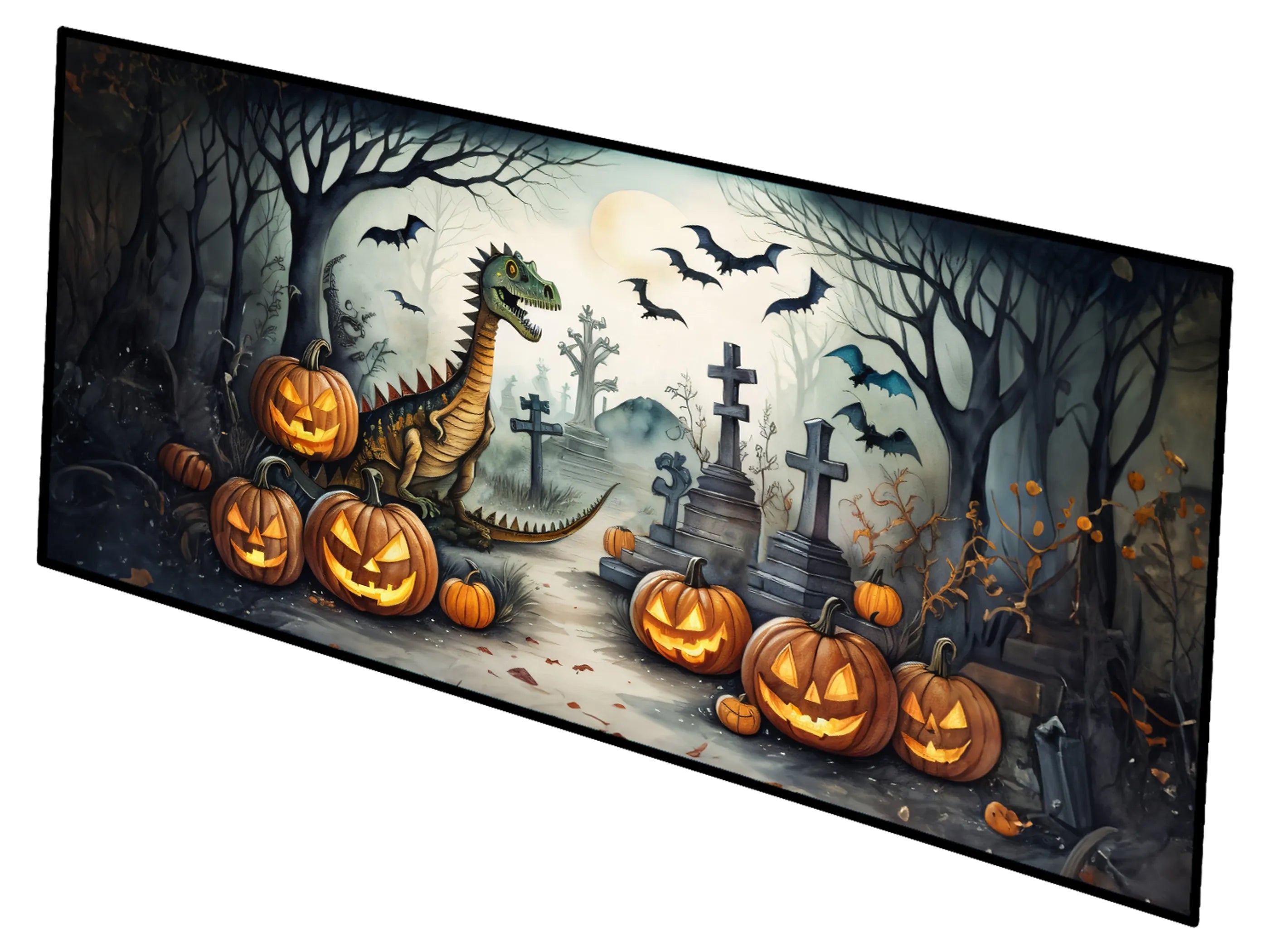 More Spooky Halloween Runner Mat 28x58 - Size: 28HX58W | Pack Of: 1 | Collection name: More spooky halloween