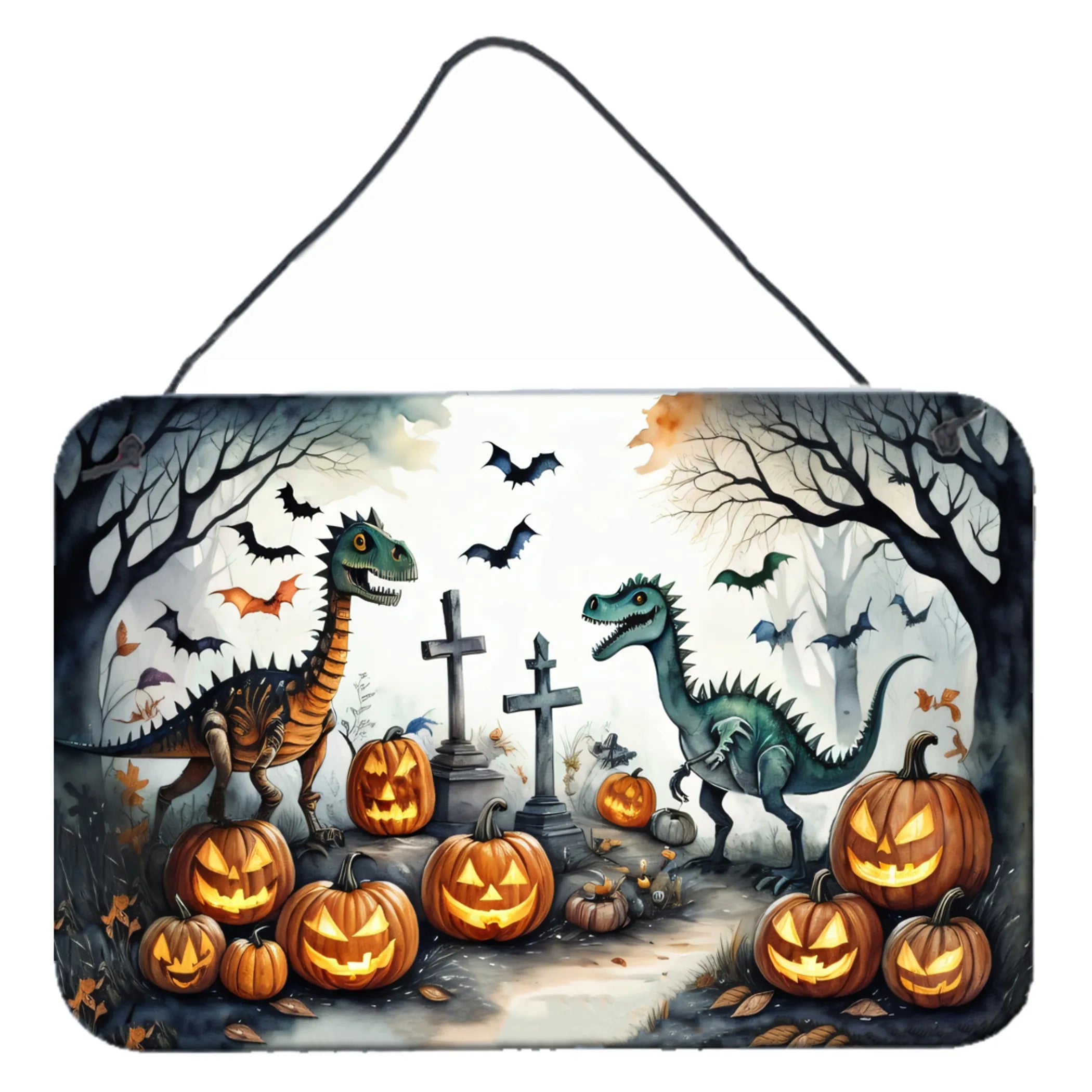 More Spooky Halloween Wall or Door Hanging Prints - Size: 8HX12W | Pack Of: 1 | Collection name: More spooky halloween