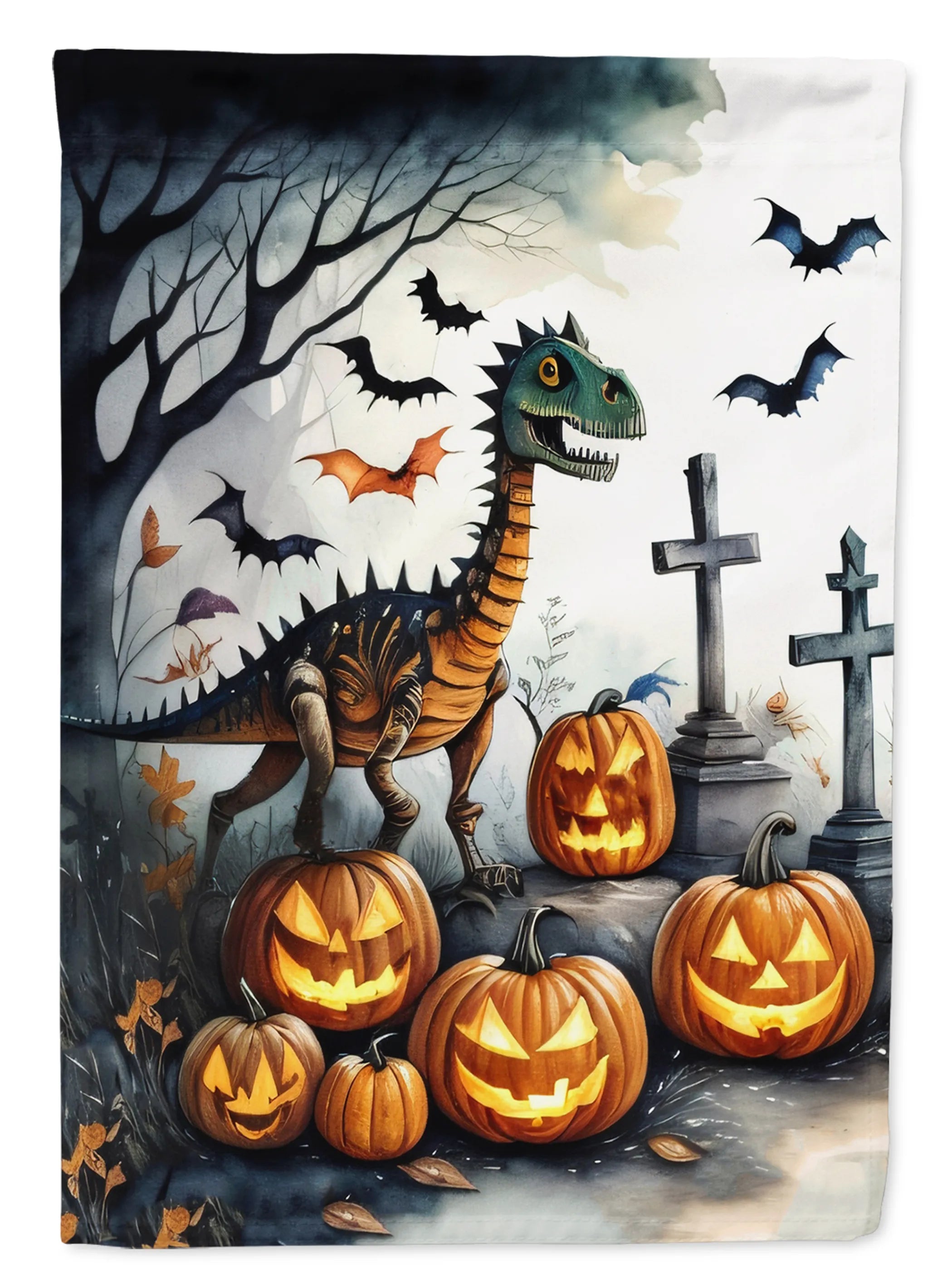 More Spooky Halloween Decorative Flag - Pack Of: 1 | Collection name: More spooky halloween