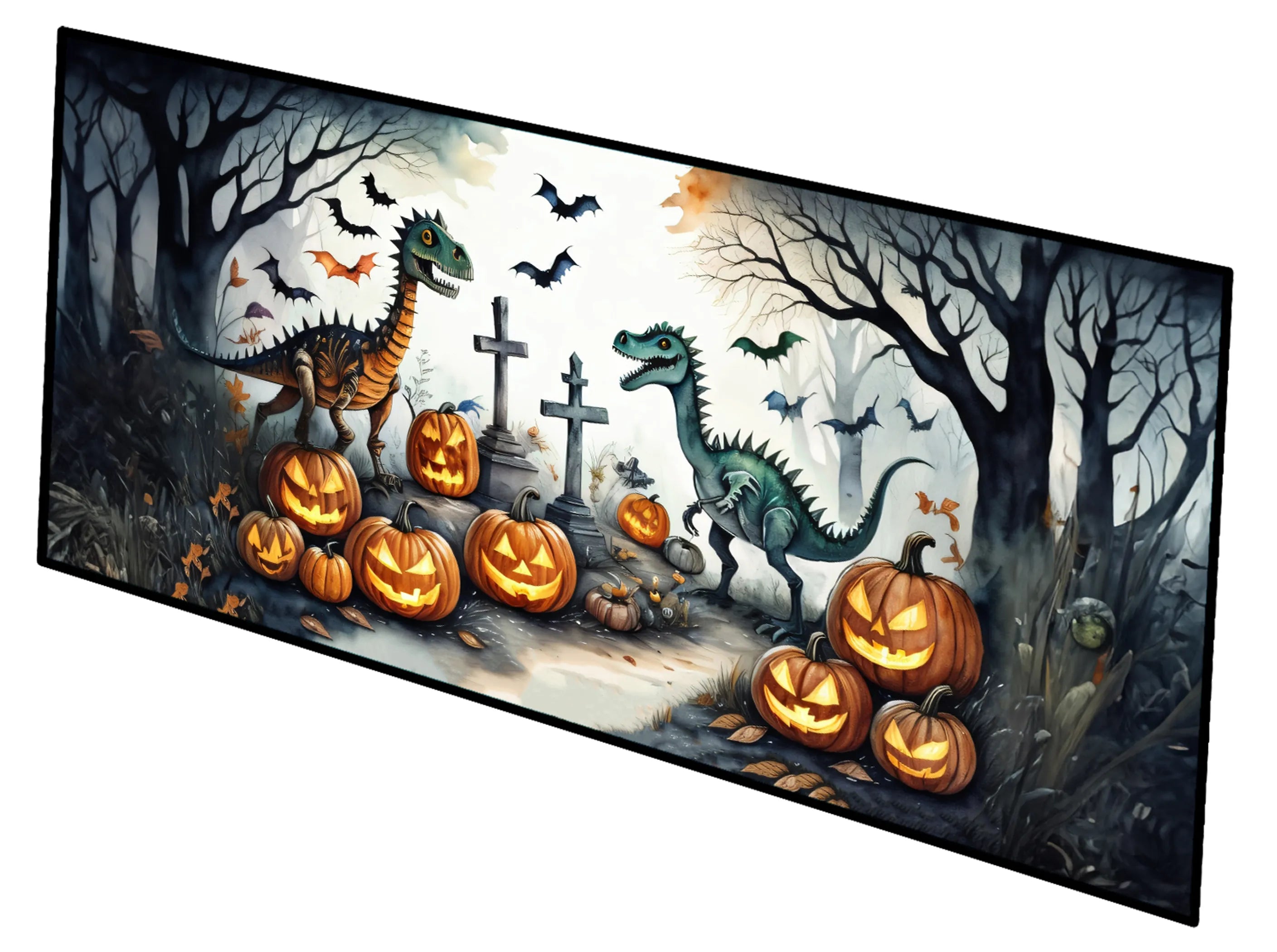 More Spooky Halloween Runner Mat 28x58 - Size: 28HX58W | Pack Of: 1 | Collection name: More spooky halloween