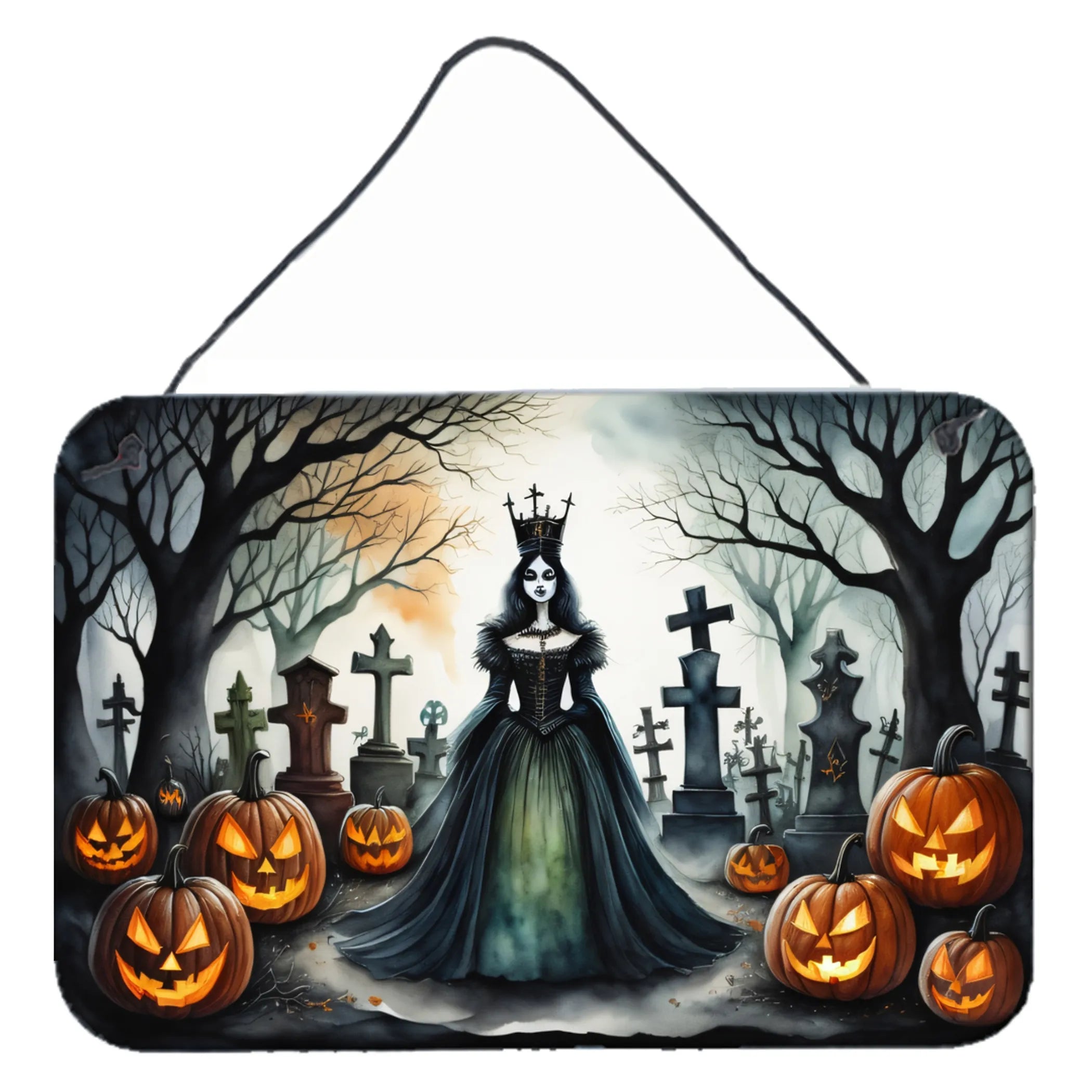 More Spooky Halloween Wall or Door Hanging Prints - Size: 8HX12W | Pack Of: 1 | Collection name: More spooky halloween