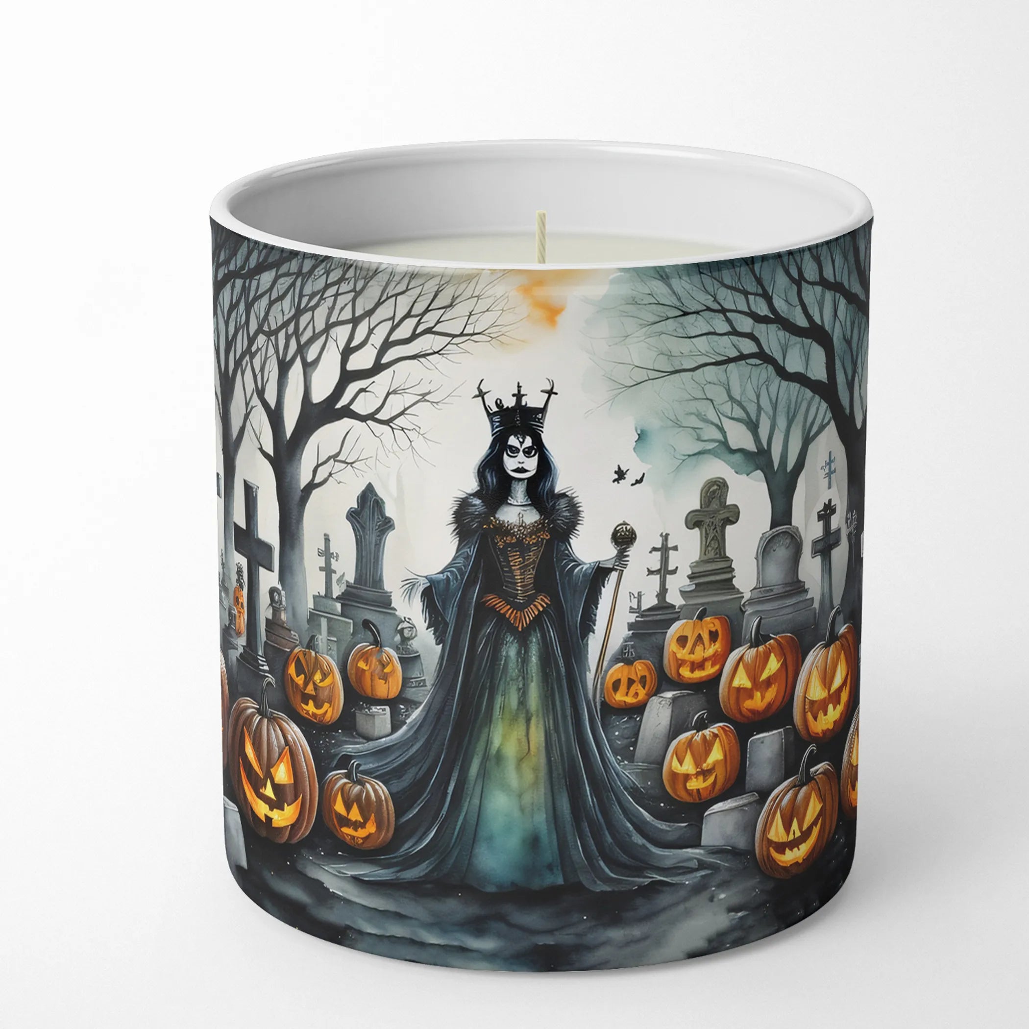 More Spooky Halloween Decorative Soy Candle - Size: 10 OZ | Pack Of: 1 | Collection name: More spooky halloween