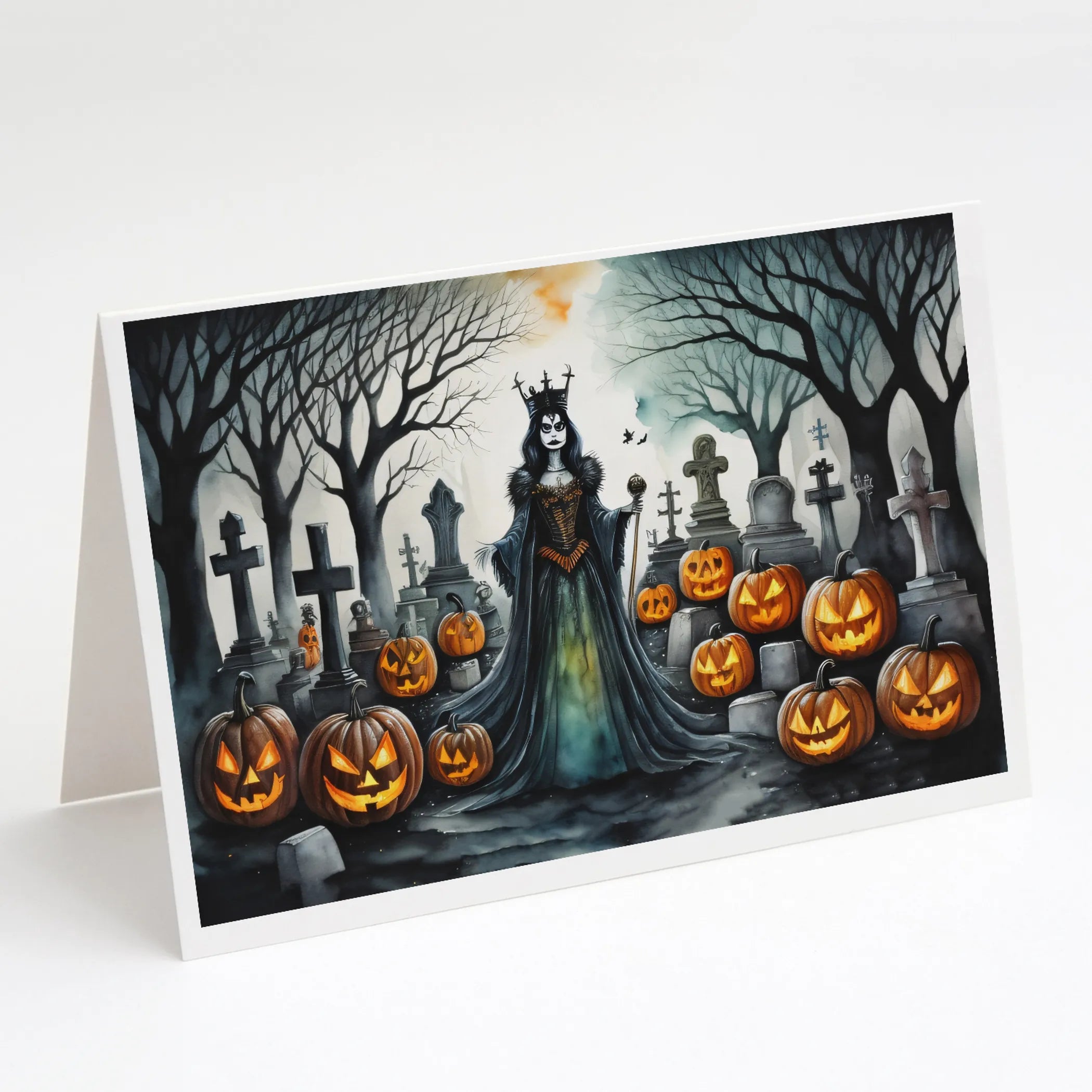 More Spooky Halloween Greeting Cards  - Size: 5X7 | Pack Of: 8 | Collection name: More spooky halloween