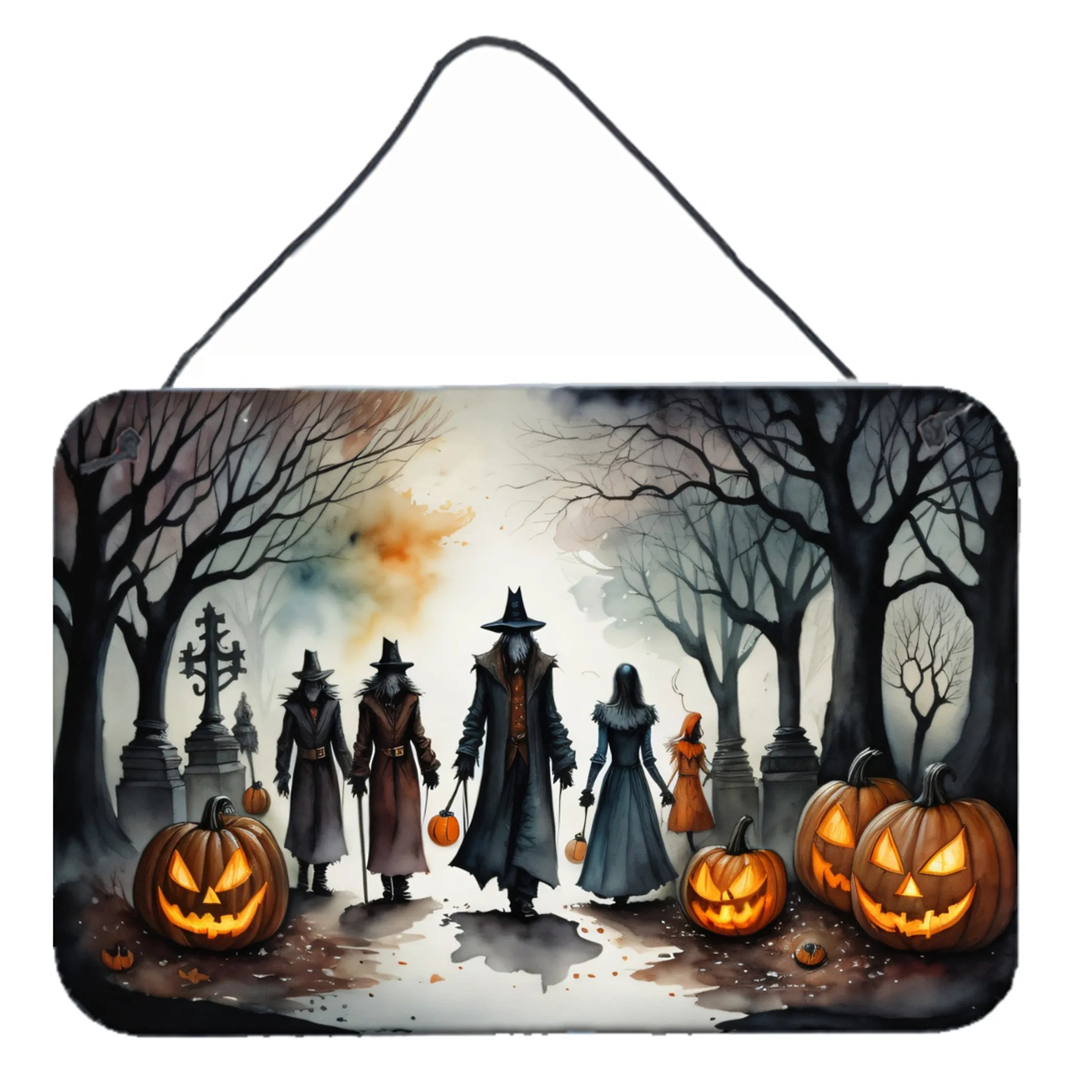 More Spooky Halloween Wall or Door Hanging Prints - Size: 8HX12W | Pack Of: 1 | Collection name: More spooky halloween