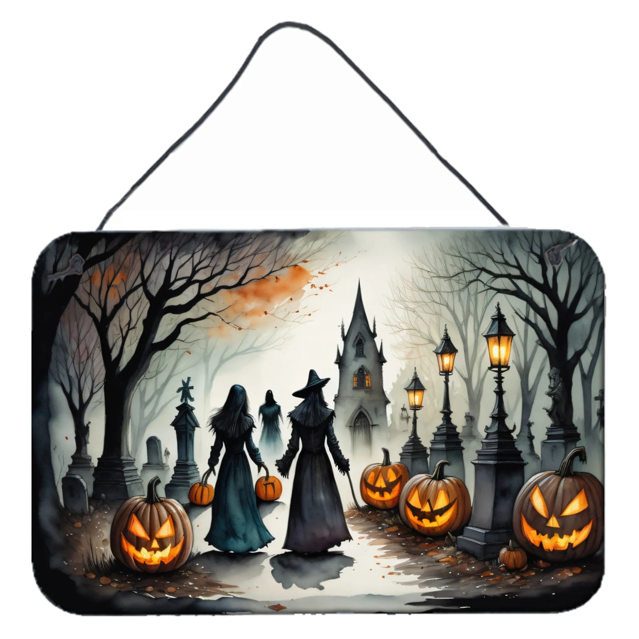 More Spooky Halloween Wall or Door Hanging Prints - Size: 8HX12W | Pack Of: 1 | Collection name: More spooky halloween