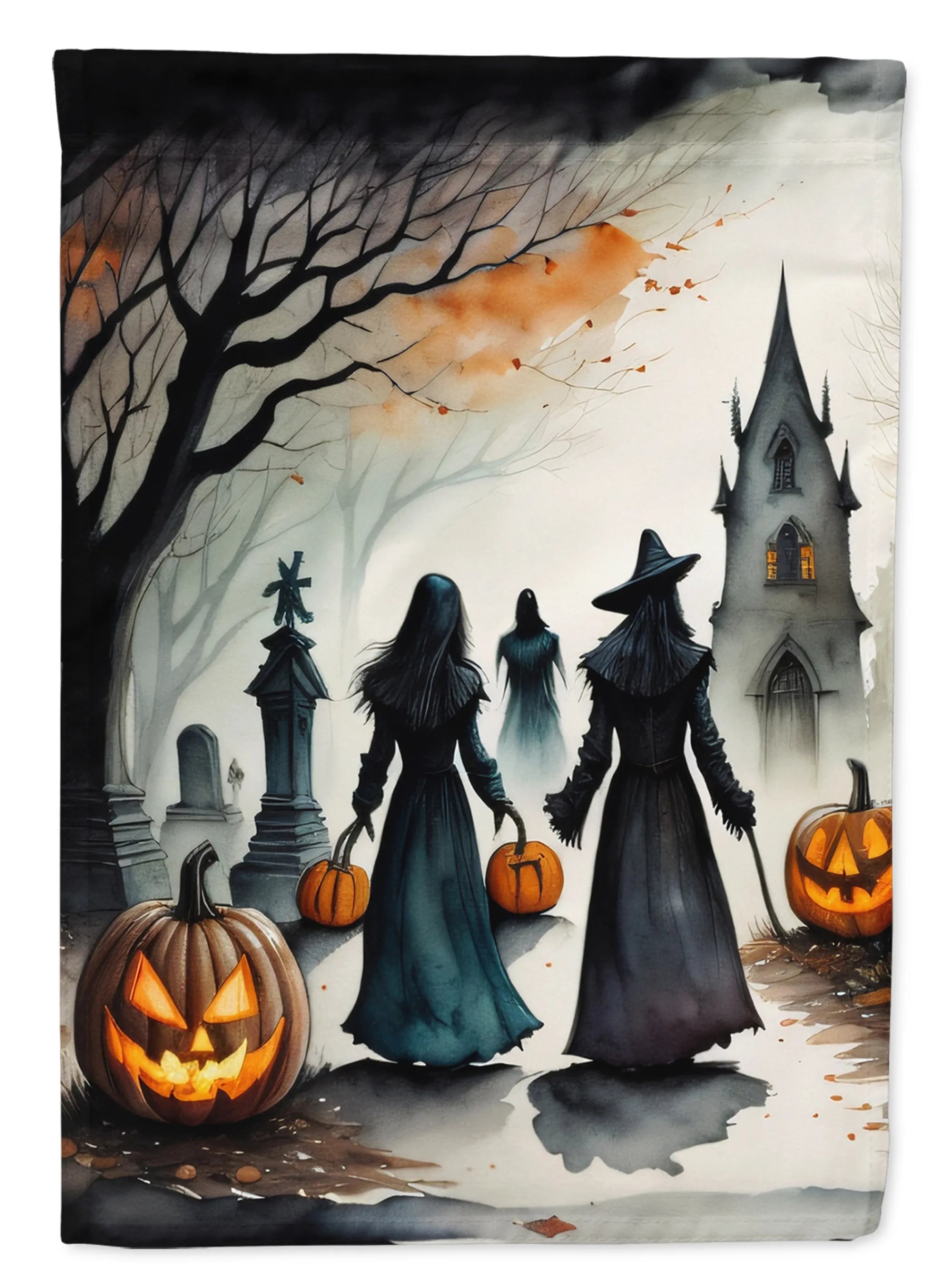 More Spooky Halloween Decorative Flag - Pack Of: 1 | Collection name: More spooky halloween