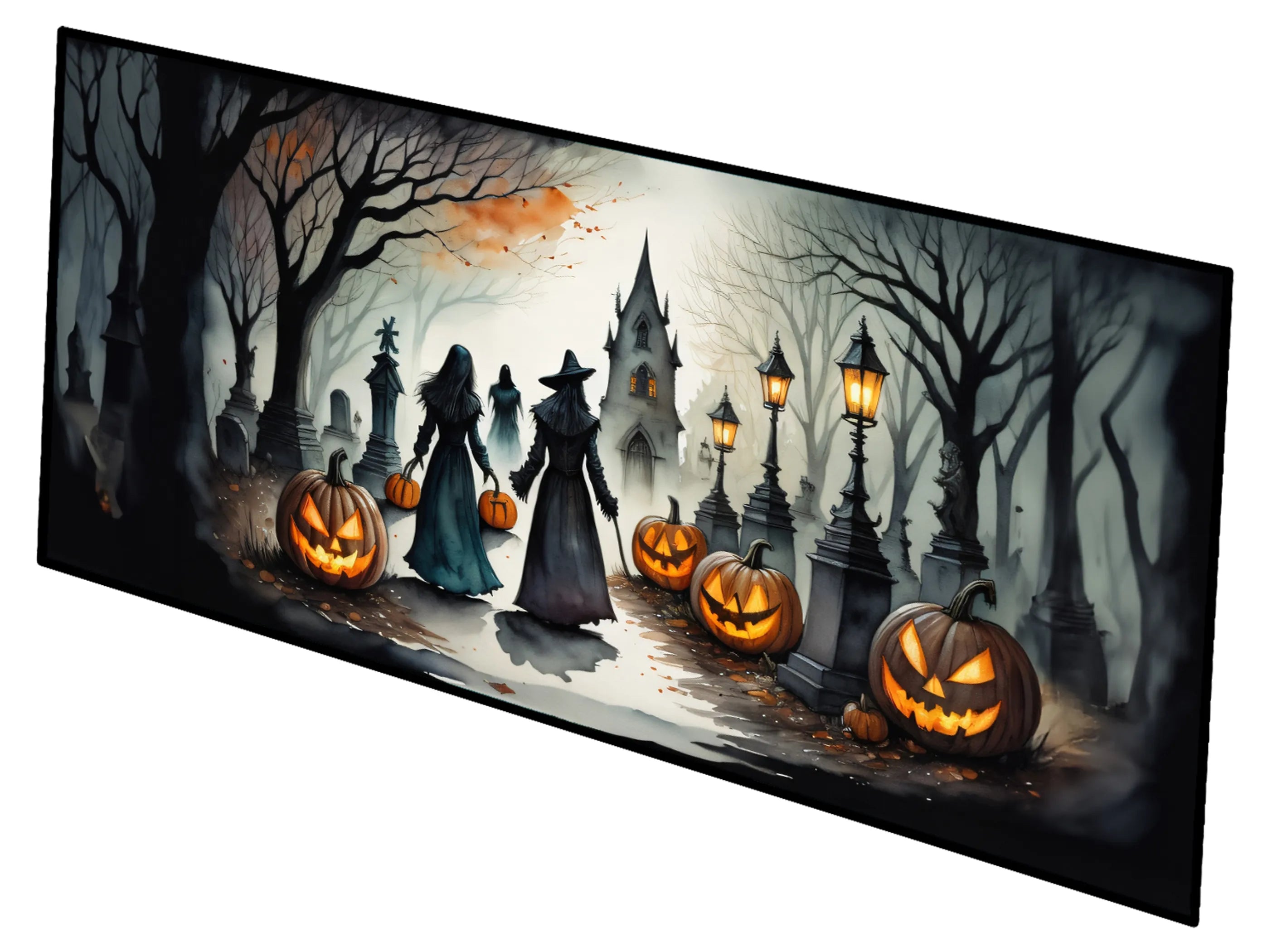 More Spooky Halloween Runner Mat 28x58 - Size: 28HX58W | Pack Of: 1 | Collection name: More spooky halloween