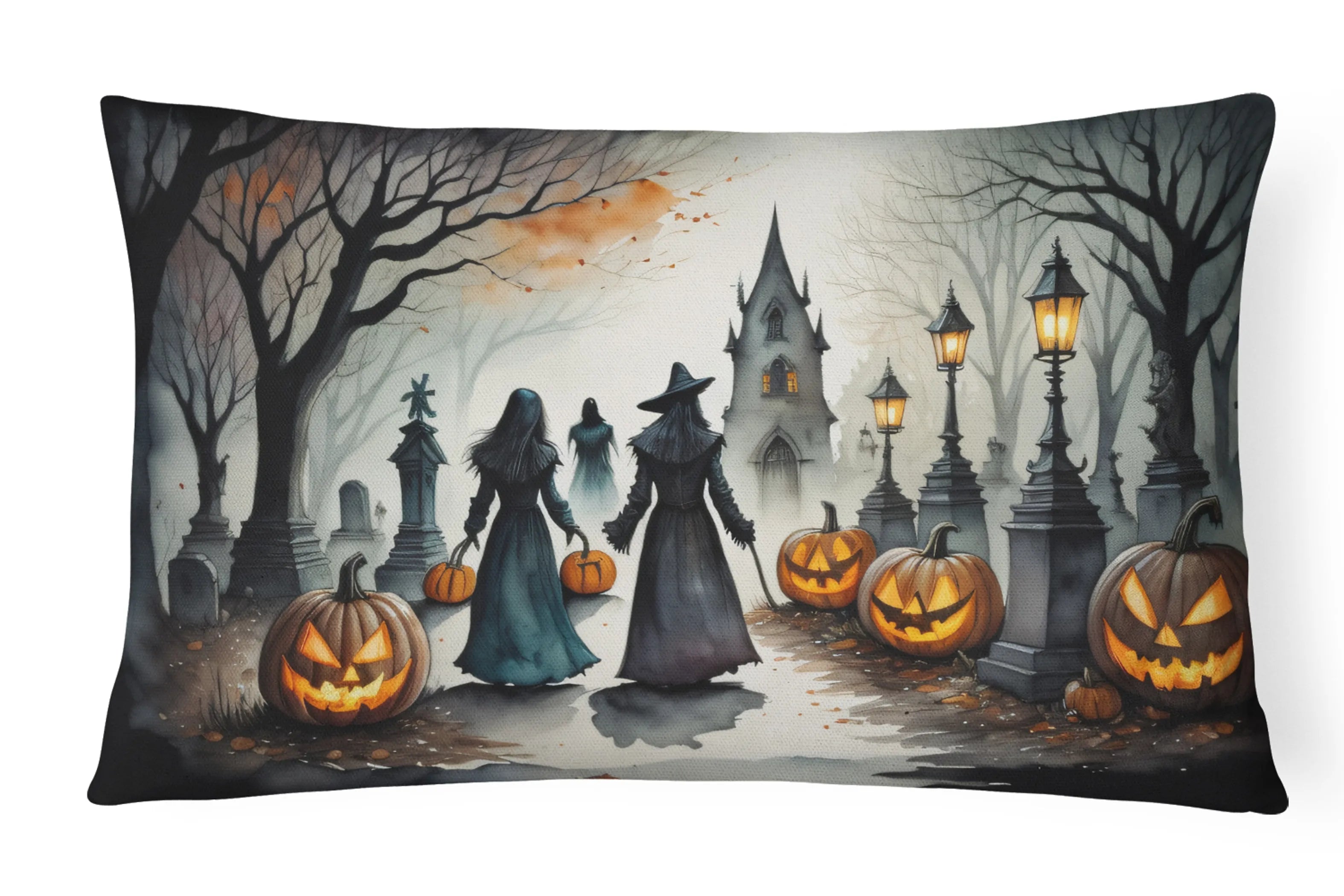 More Spooky Halloween Throw Pillow - Pack Of: 1 | Collection name: More spooky halloween