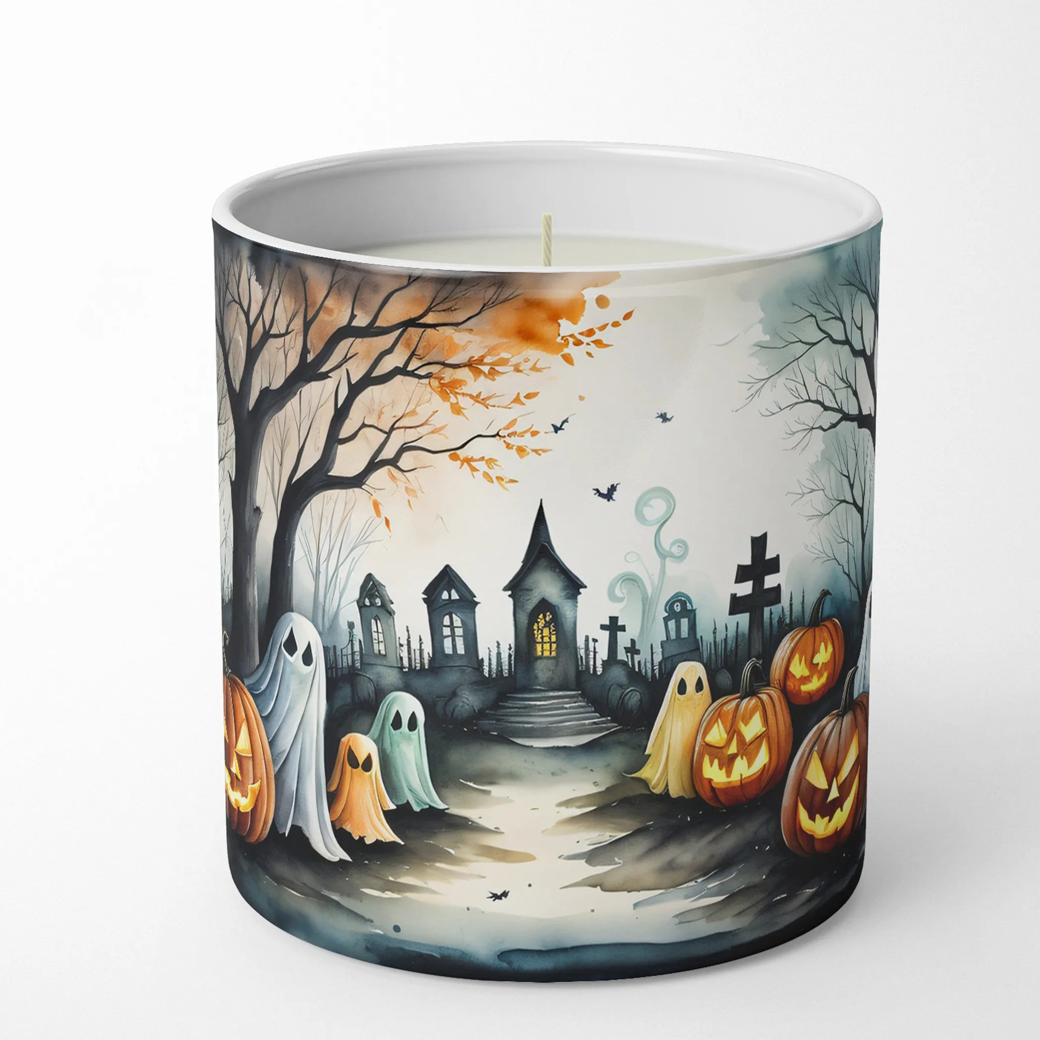 More Spooky Halloween Decorative Soy Candle - Size: 10 OZ | Pack Of: 1 | Collection name: More spooky halloween