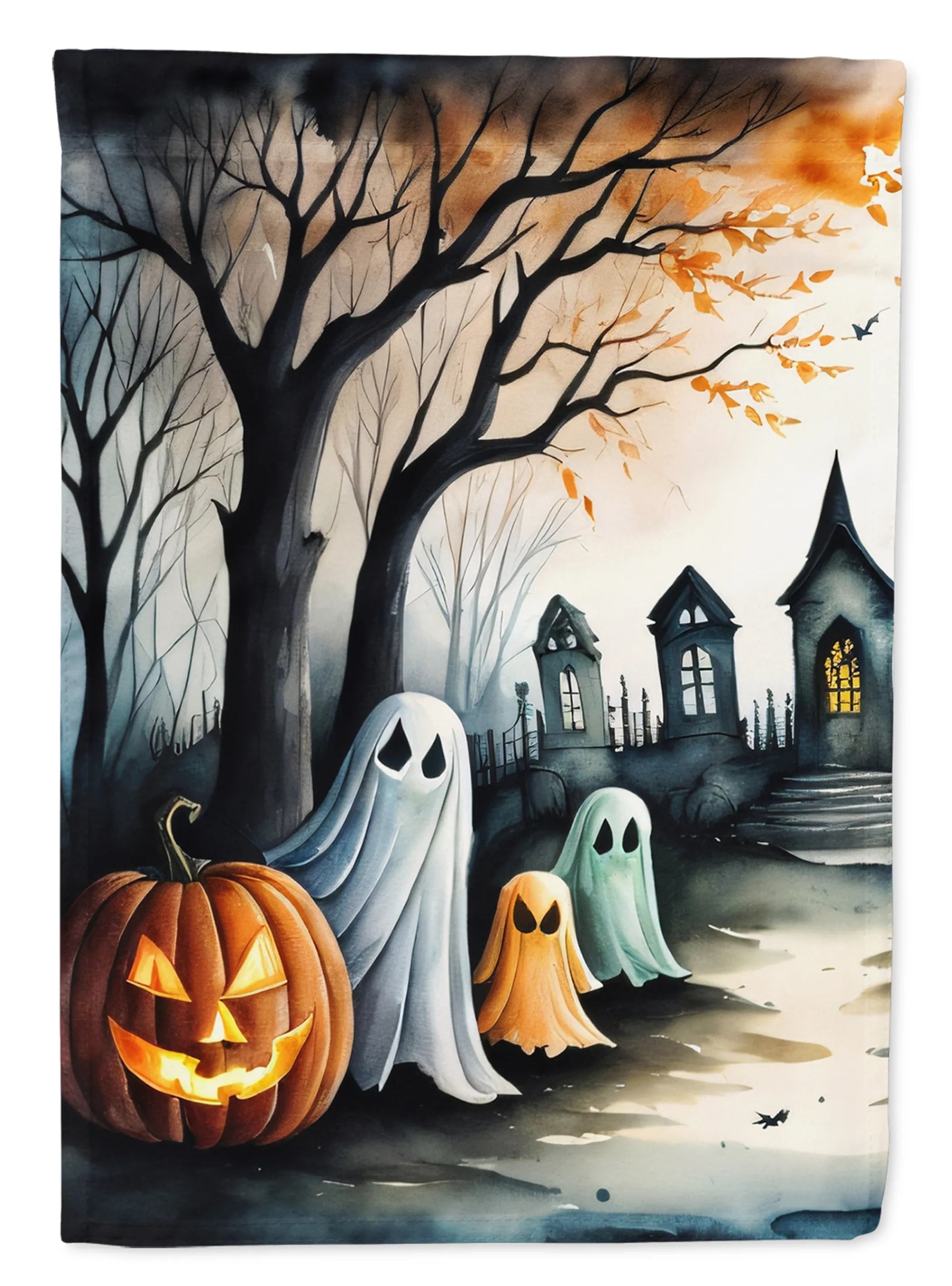 More Spooky Halloween Decorative Flag - Pack Of: 1 | Collection name: More spooky halloween
