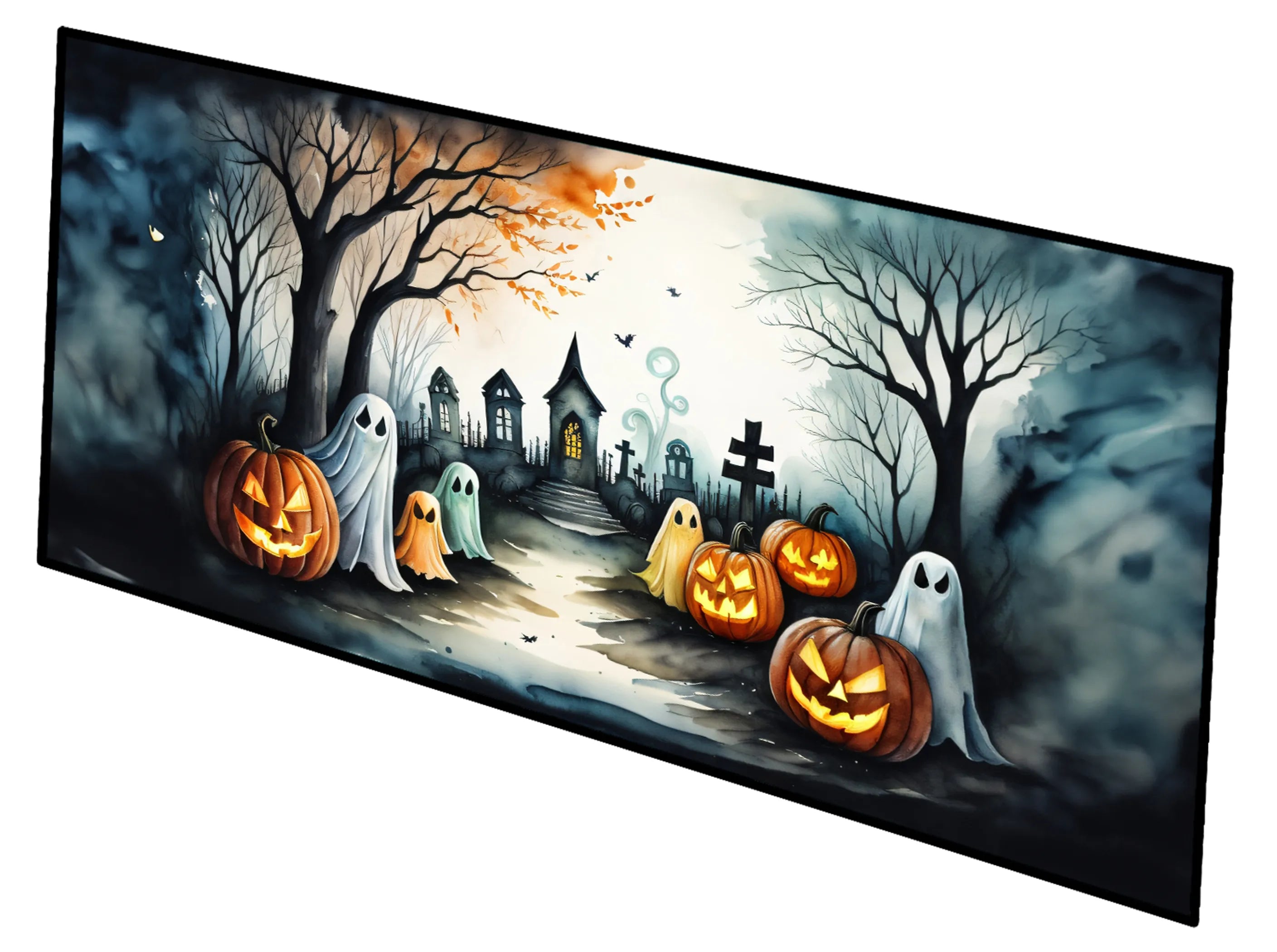 More Spooky Halloween Runner Mat 28x58 - Size: 28HX58W | Pack Of: 1 | Collection name: More spooky halloween