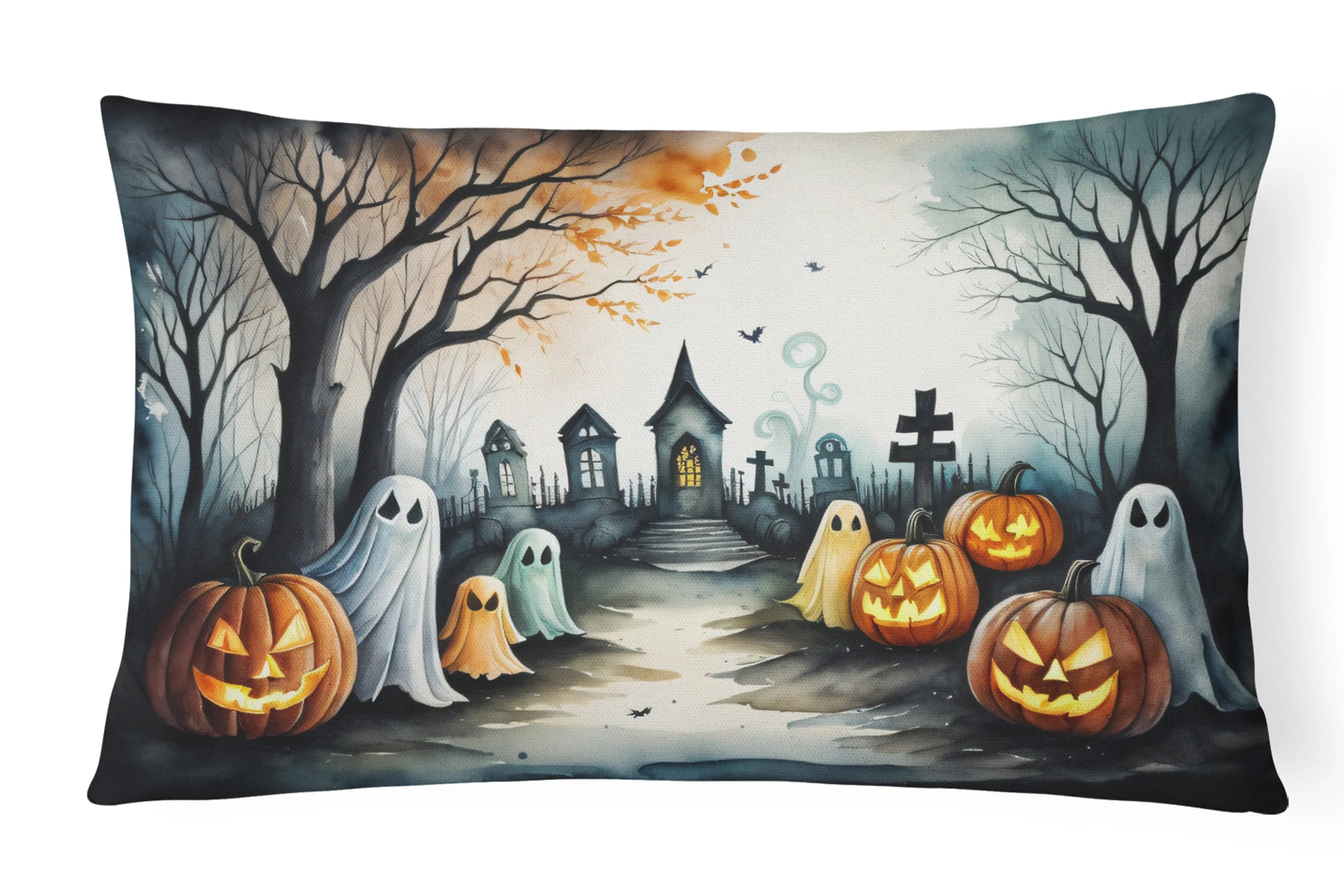 More Spooky Halloween Throw Pillow - Pack Of: 1 | Collection name: More spooky halloween