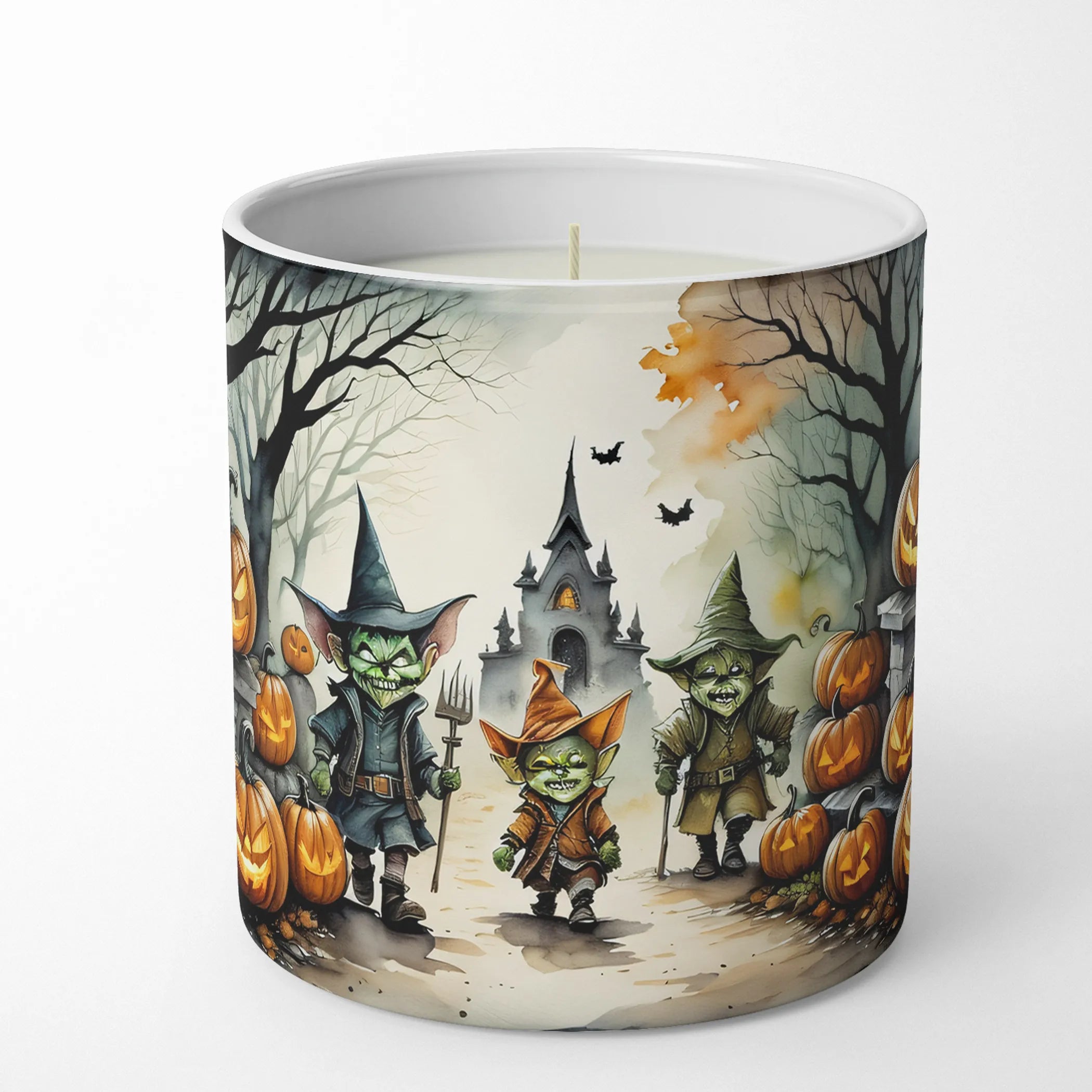 More Spooky Halloween Decorative Soy Candle - Size: 10 OZ | Pack Of: 1 | Collection name: More spooky halloween