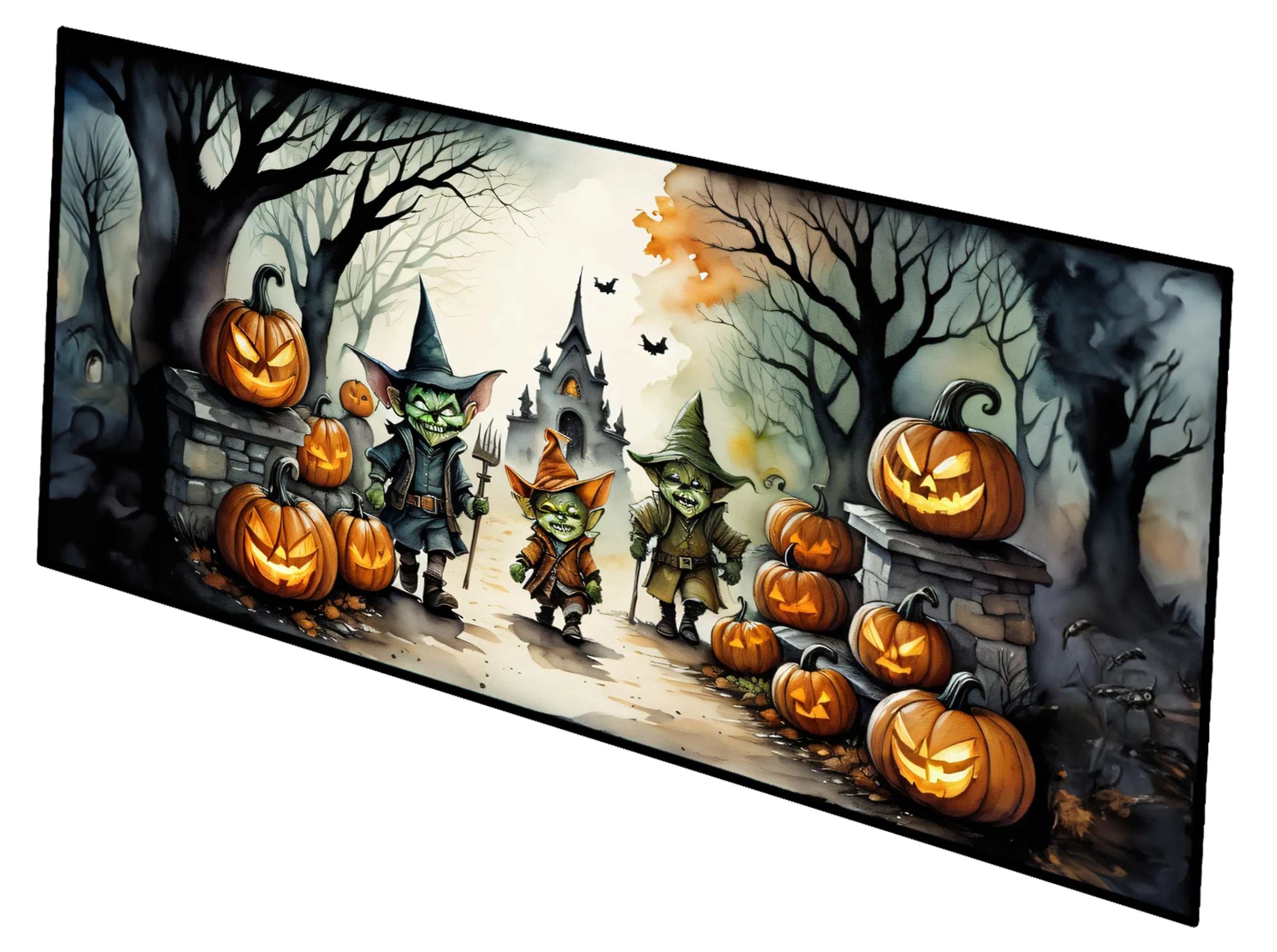 More Spooky Halloween Runner Mat 28x58 - Size: 28HX58W | Pack Of: 1 | Collection name: More spooky halloween