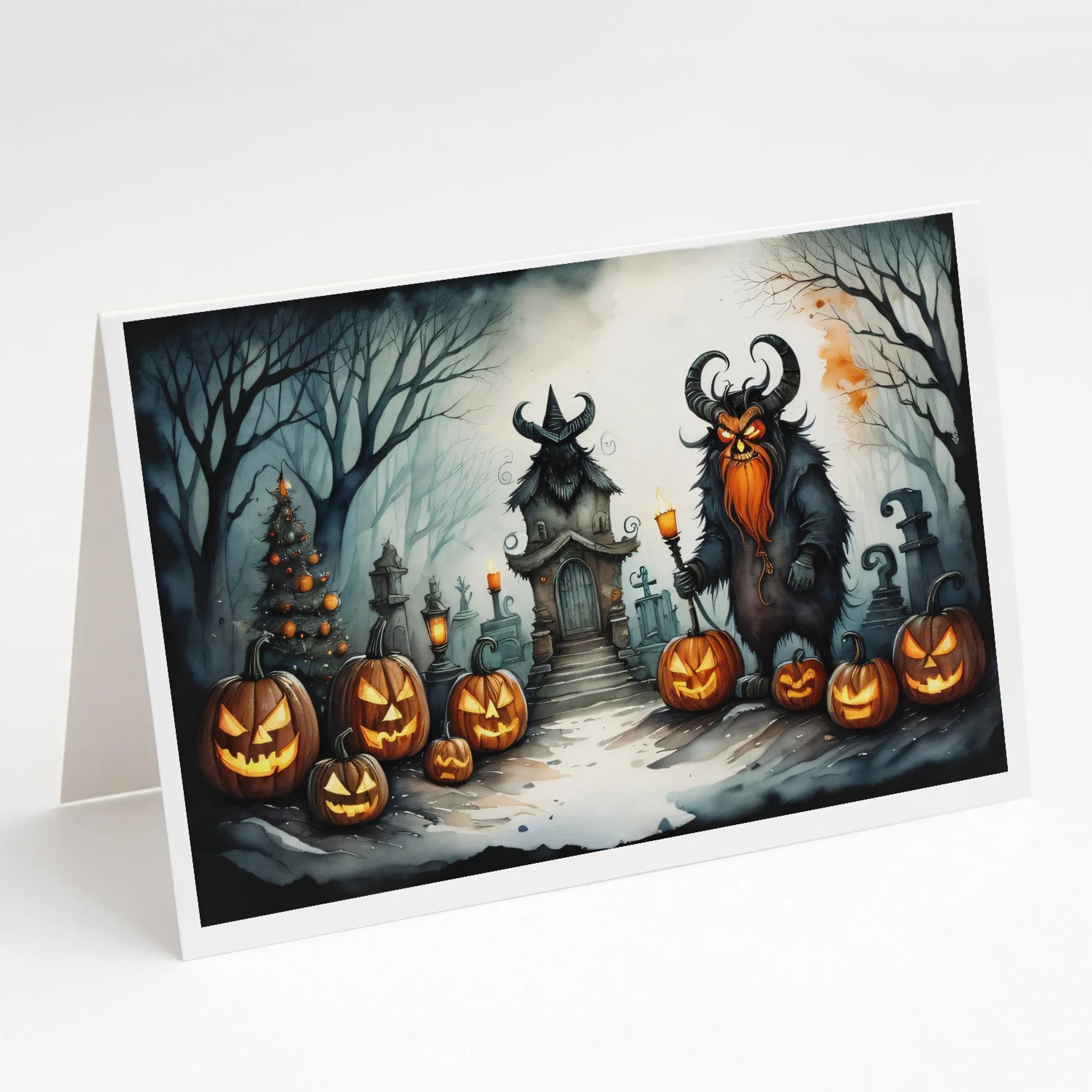 More Spooky Halloween Greeting Cards  - Size: 5X7 | Pack Of: 8 | Collection name: More spooky halloween