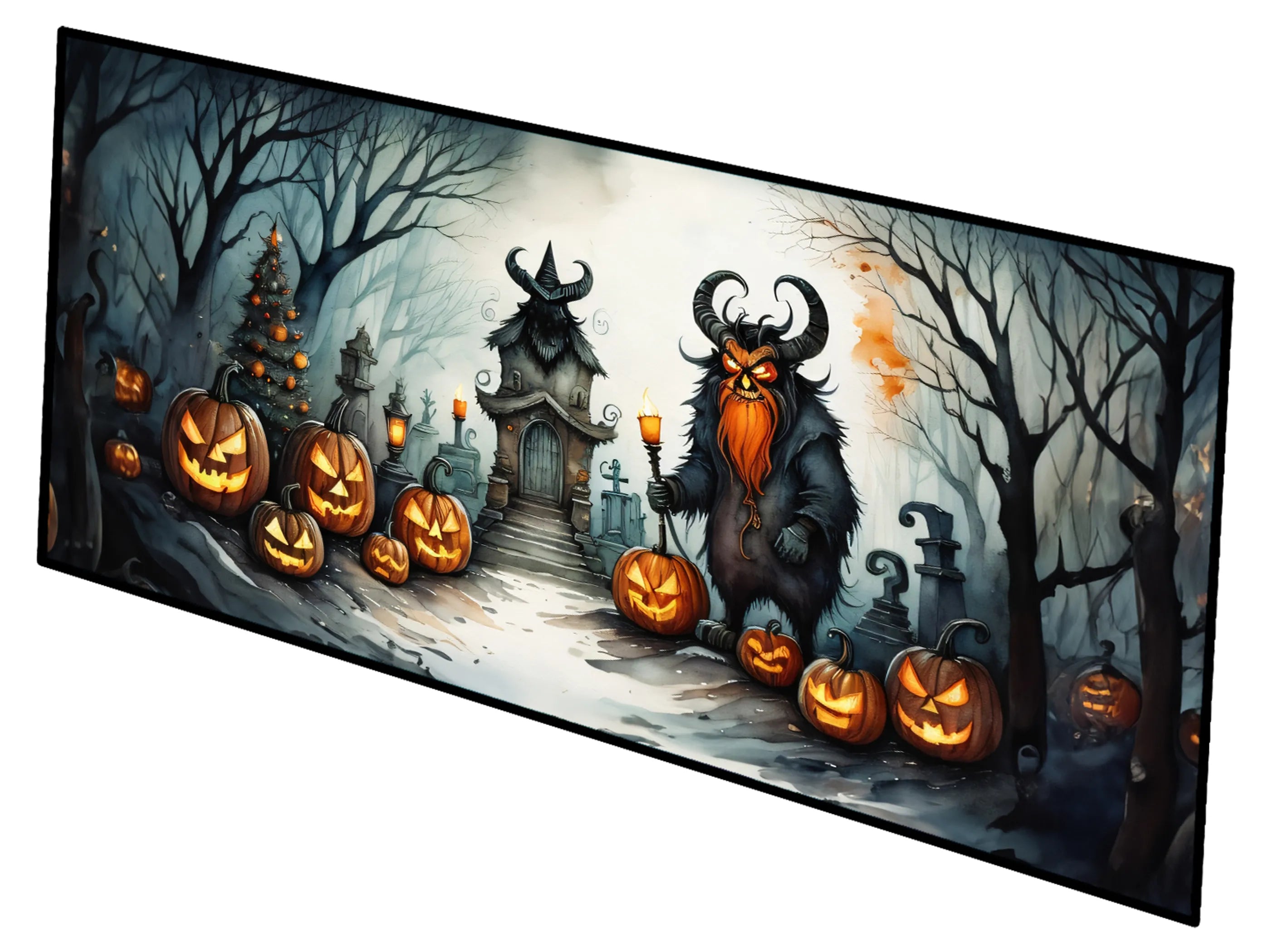 More Spooky Halloween Runner Mat 28x58 - Size: 28HX58W | Pack Of: 1 | Collection name: More spooky halloween