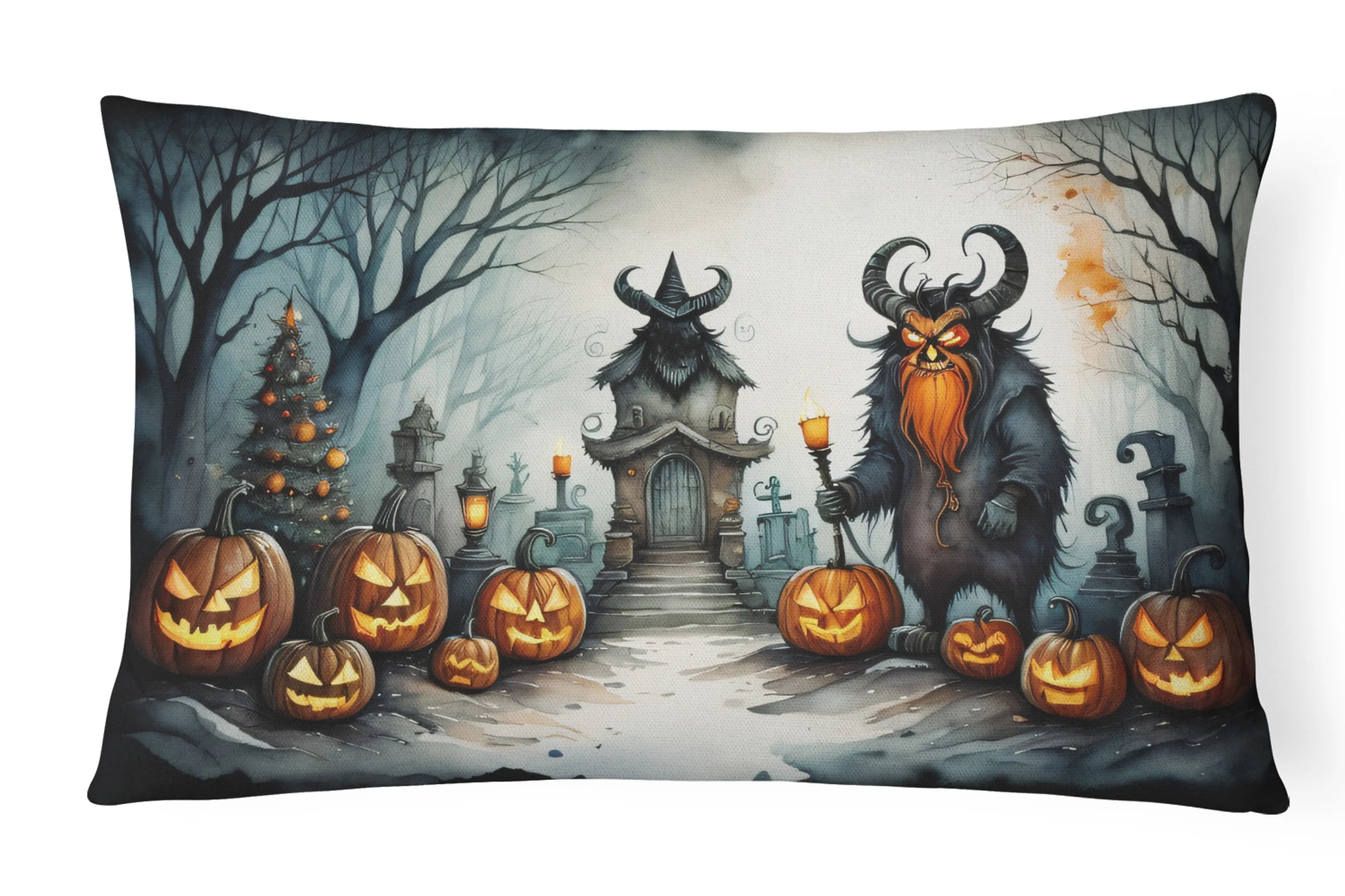 More Spooky Halloween Throw Pillow - Pack Of: 1 | Collection name: More spooky halloween