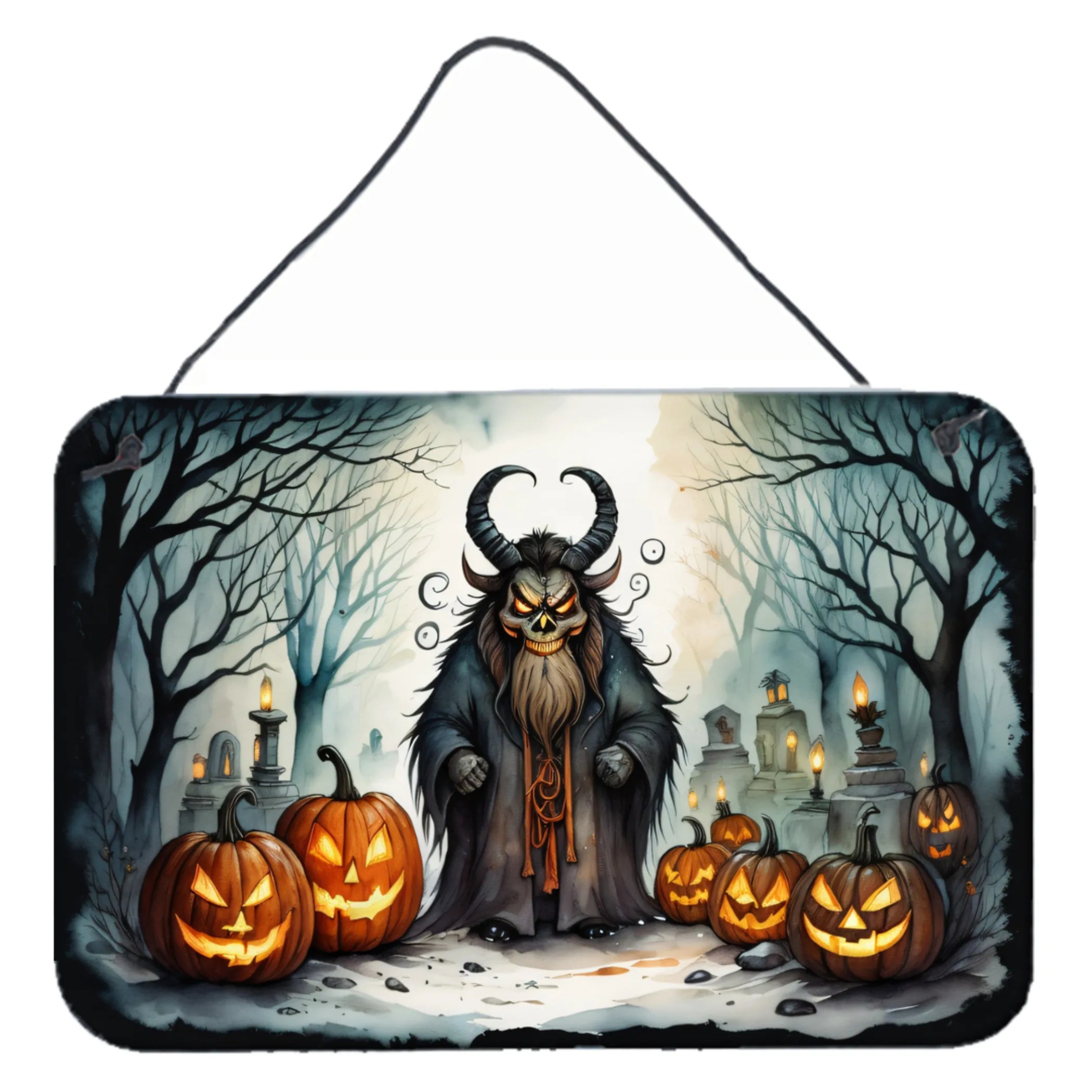 More Spooky Halloween Wall or Door Hanging Prints - Size: 8HX12W | Pack Of: 1 | Collection name: More spooky halloween