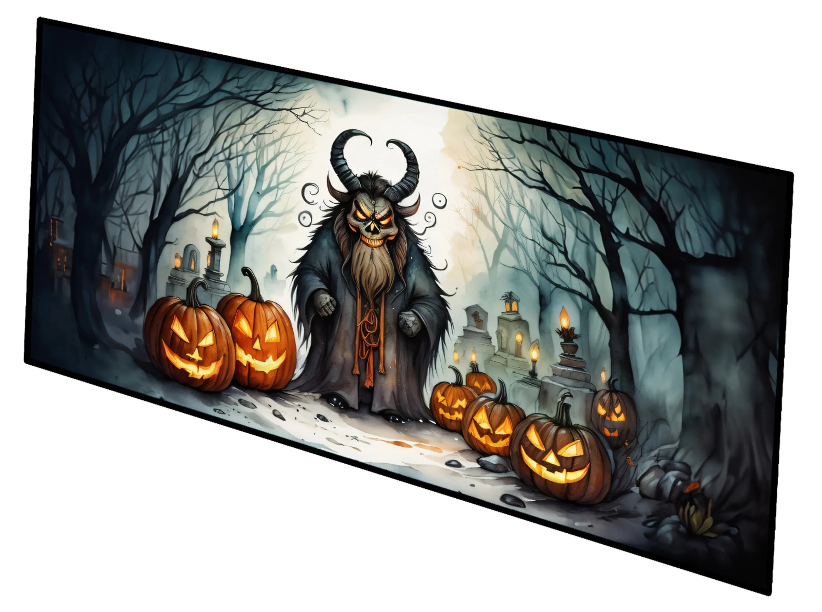 More Spooky Halloween Runner Mat 28x58 - Size: 28HX58W | Pack Of: 1 | Collection name: More spooky halloween