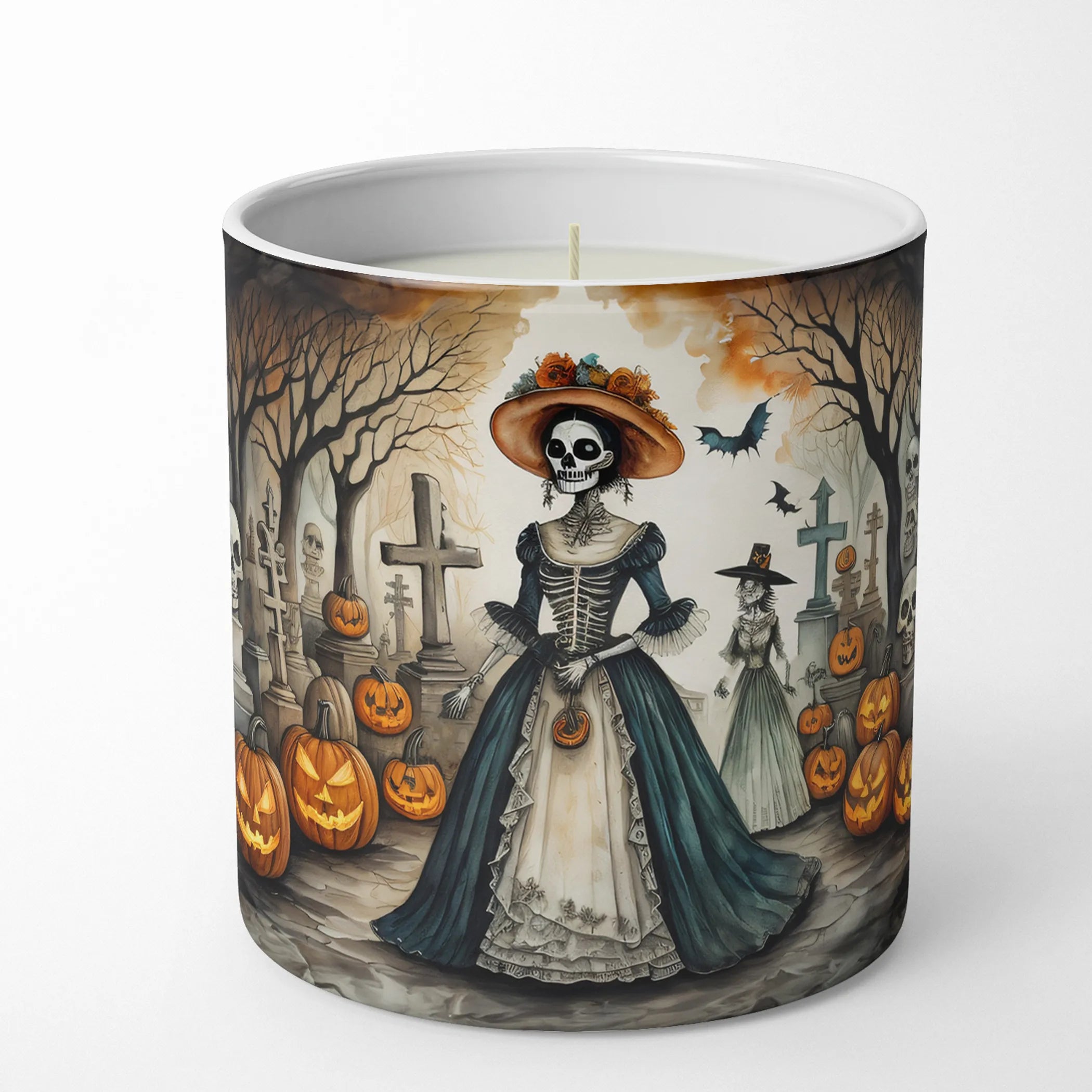 More Spooky Halloween Decorative Soy Candle - Size: 10 OZ | Pack Of: 1 | Collection name: More spooky halloween