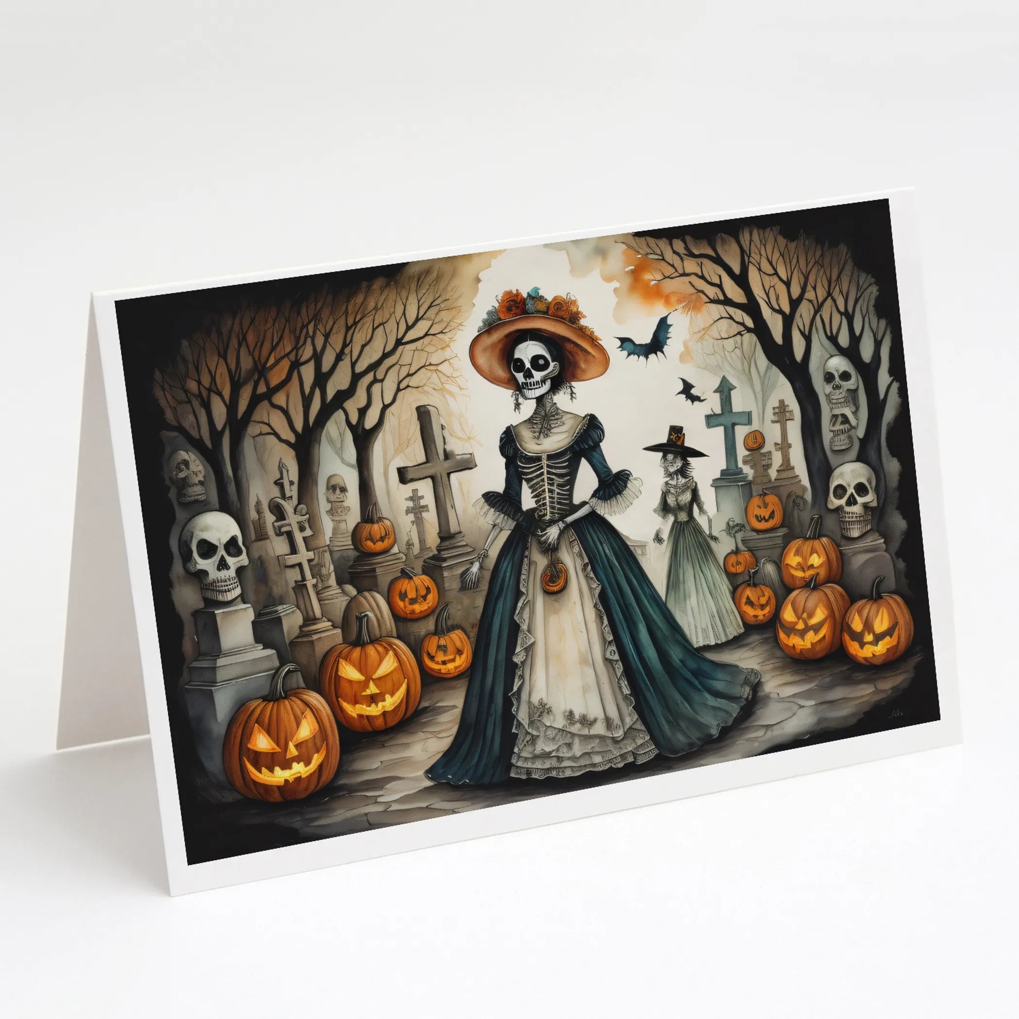 More Spooky Halloween Greeting Cards  - Size: 5X7 | Pack Of: 8 | Collection name: More spooky halloween